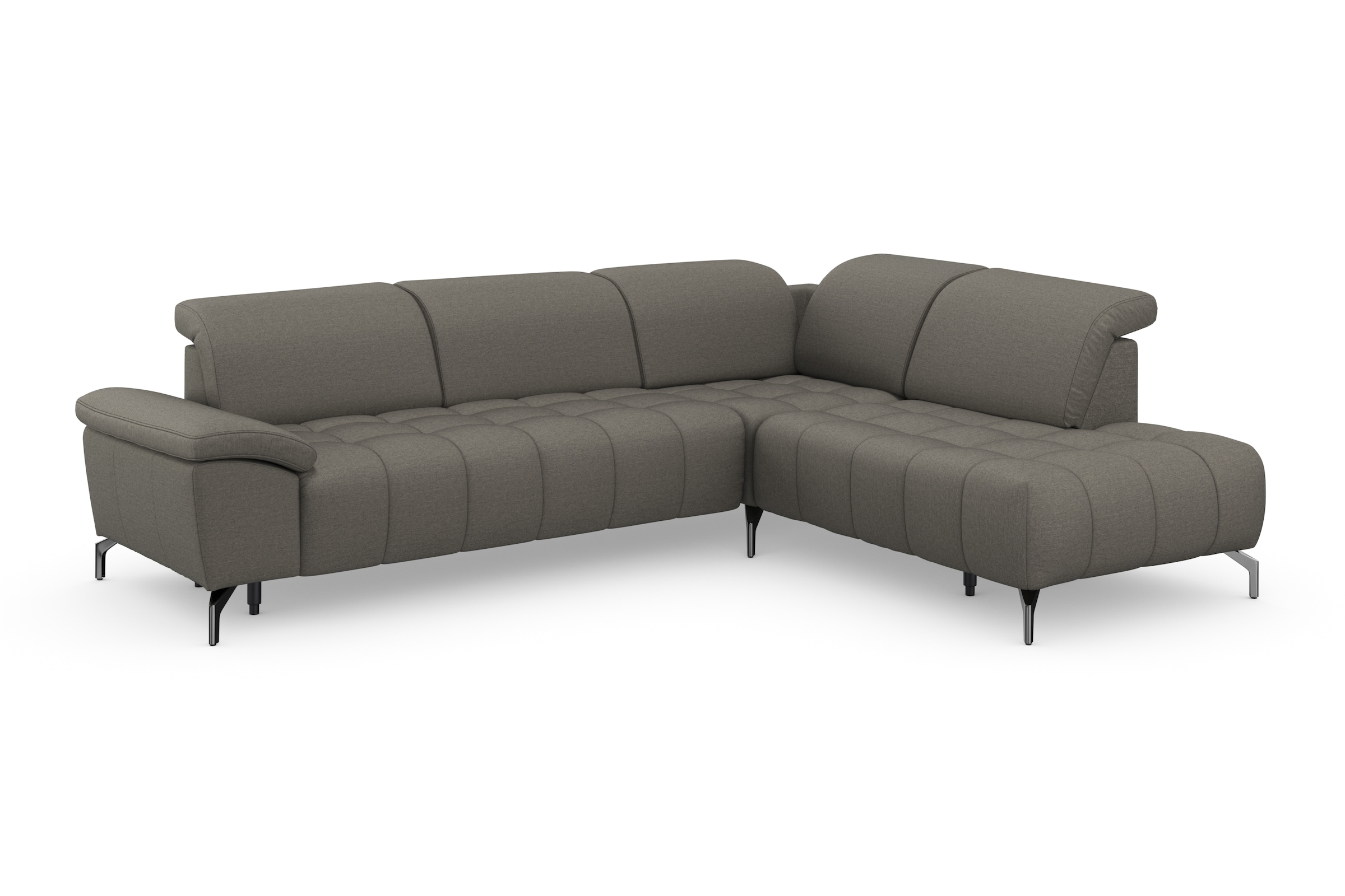 sit&more Ecksofa »Cool L-Form«, wahlweise mit Kopfteilverstellung und Vorziehsitz motorisch