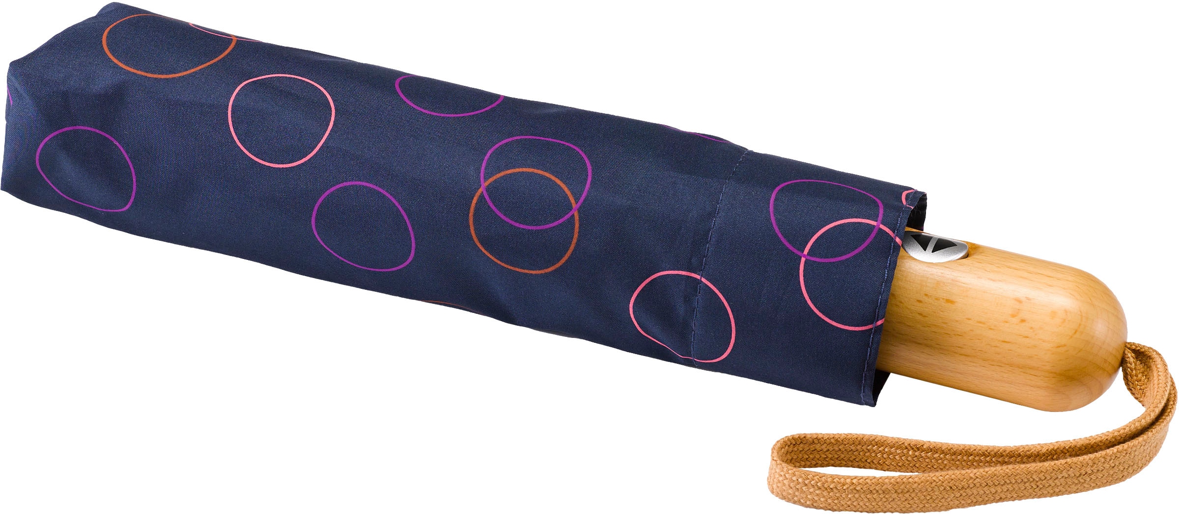 EuroSCHIRM® Taschenregenschirm »Umwelt-Taschenschirm, marine, pink« kaufen Kreise