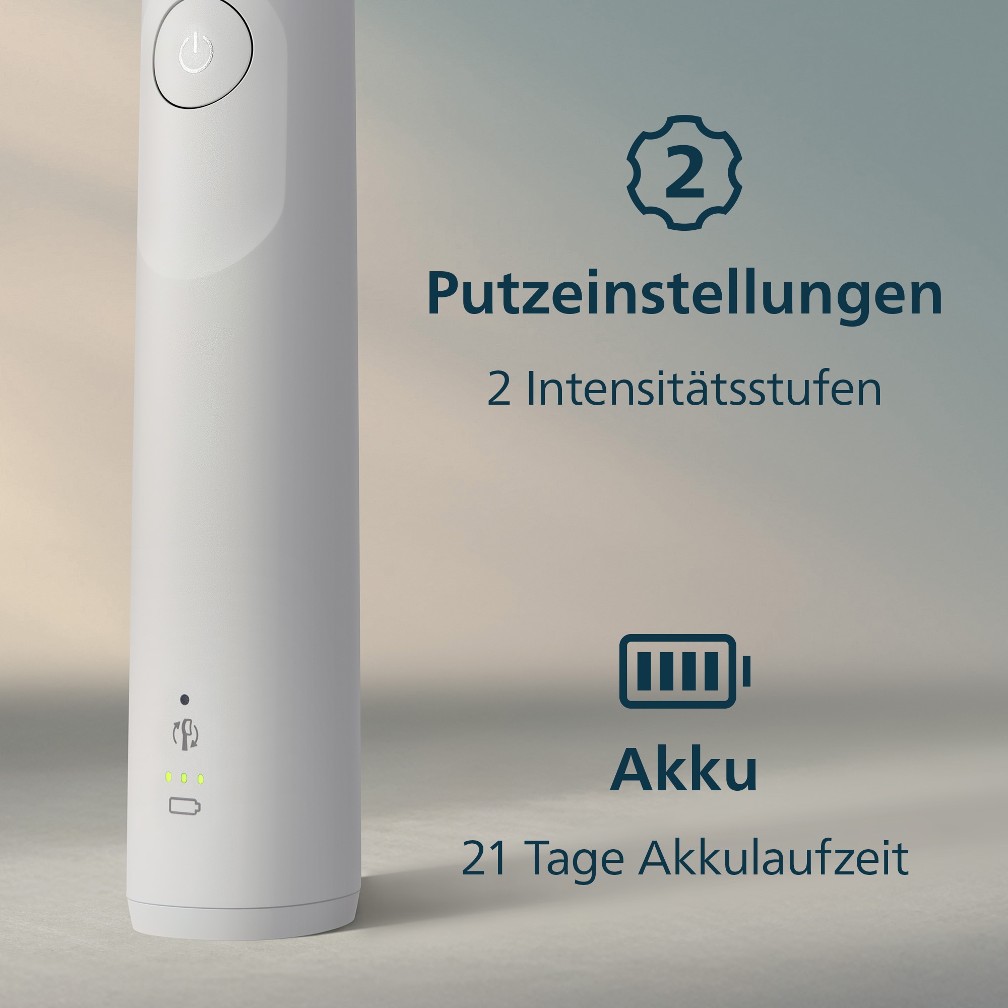 Philips Sonicare Elektrische Zahnbürste »Series 5300« 1 Stk. Aufsteckbürsten mit Andruckkontrolle, 2 Intensitätsstufen, inkl. Ladegerät, Reiseetui