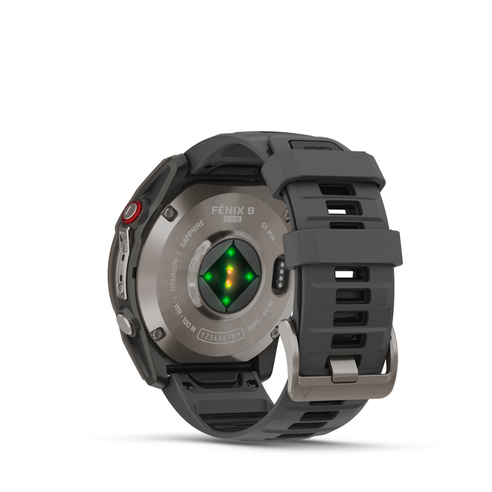 Garmin Smartwatch »FENIX 8 Pro - 51 mm smarte Premium Multisport GPS-Uhr«, (3,556 cm / 1,4 Zoll), 32,00 GB