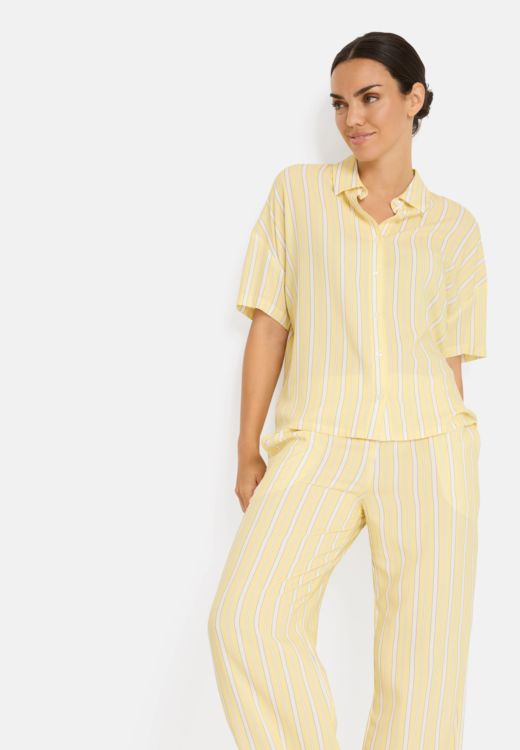 LSCN by LASCANA Pyjama Set, 2 mit weiter Ballon-Hose