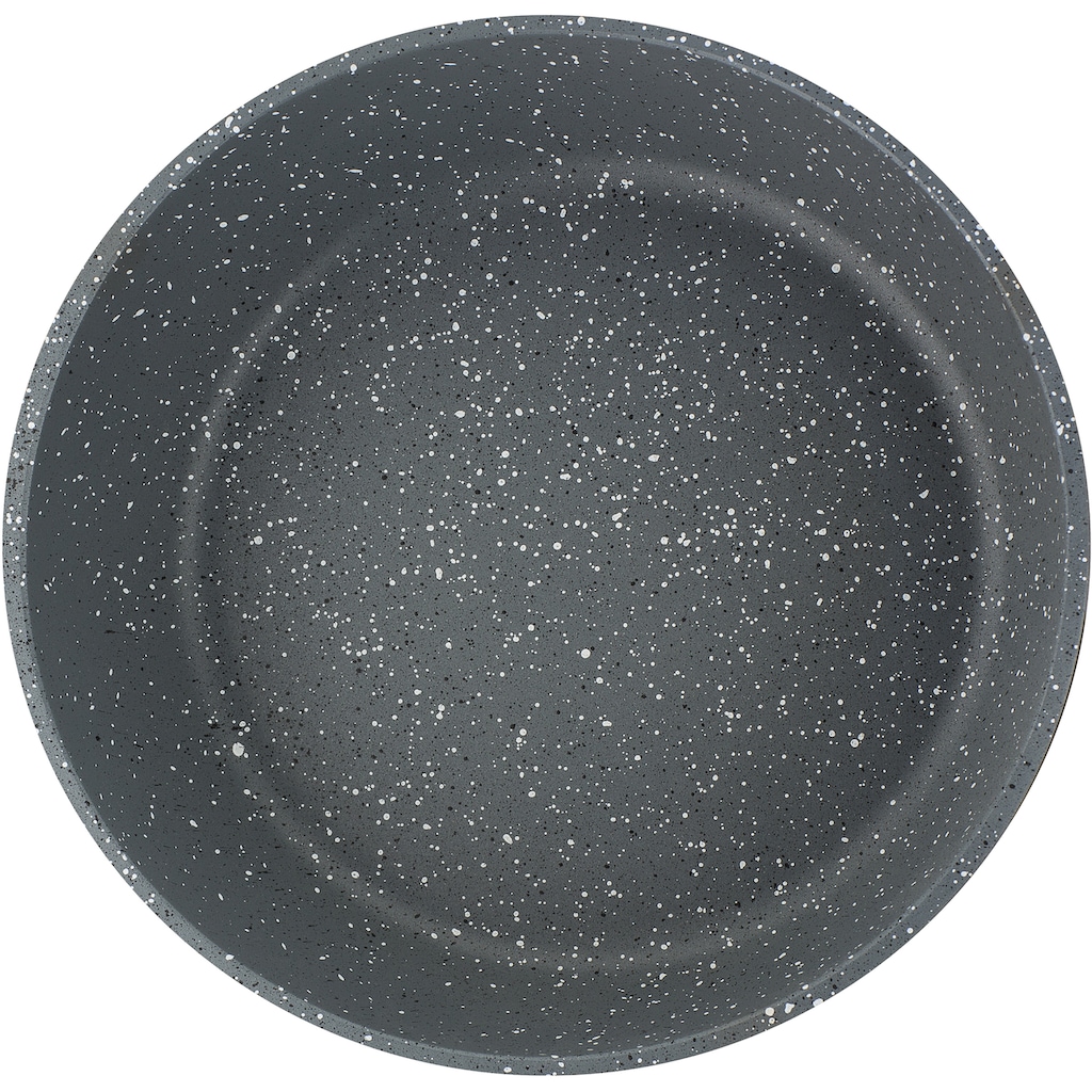 GSW Topf-Set »Gourmet Granit«, Aluminiumguss, (Set, 7 tlg., je 1 Kochtopf Ø 16/20/24 cm, 1x Bratpfanne Ø 24 cm)