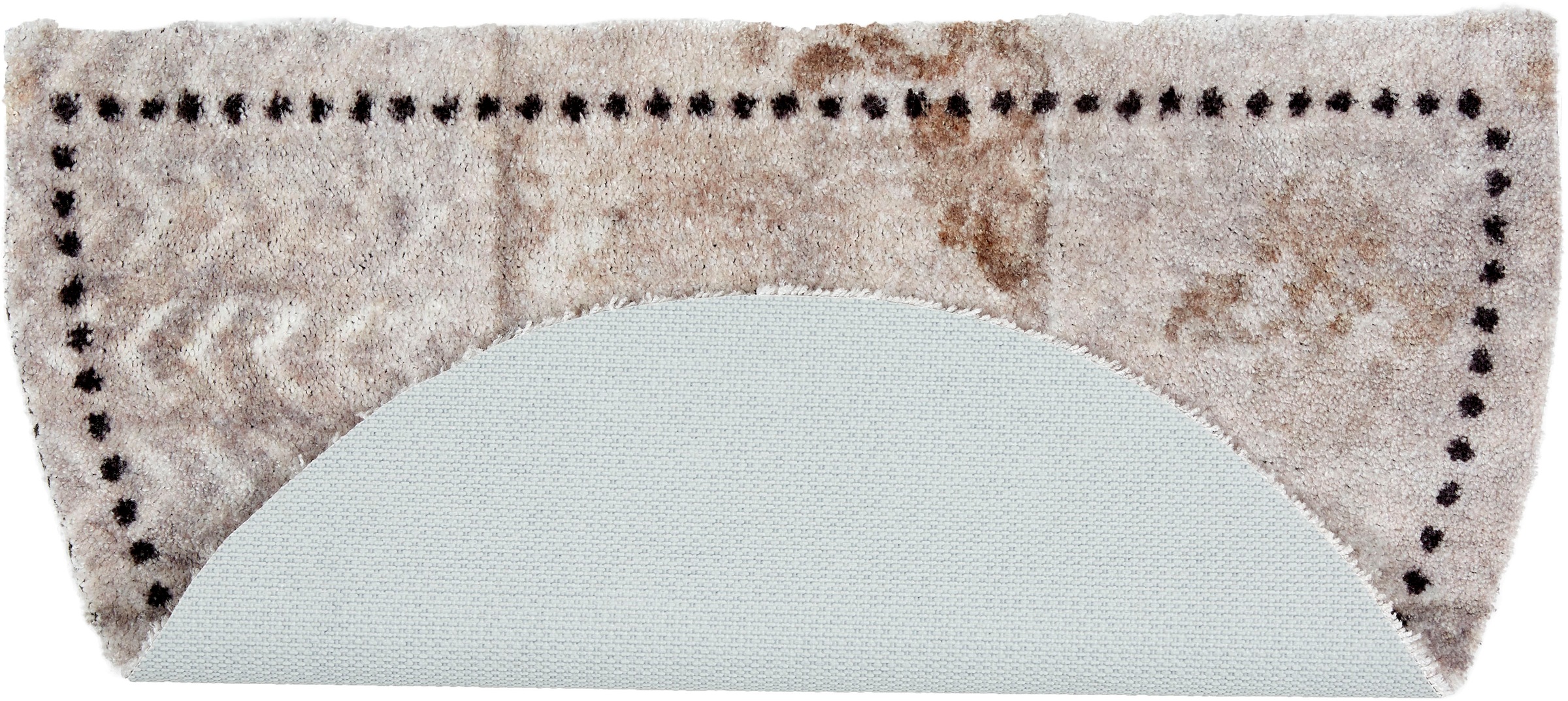ASTRA Fußmatte »Pure&Soft 017«, halbrund, 7 mm Höhe, Sauberlaufmatte, weiche Oberfläche, waschbar, rutschfest