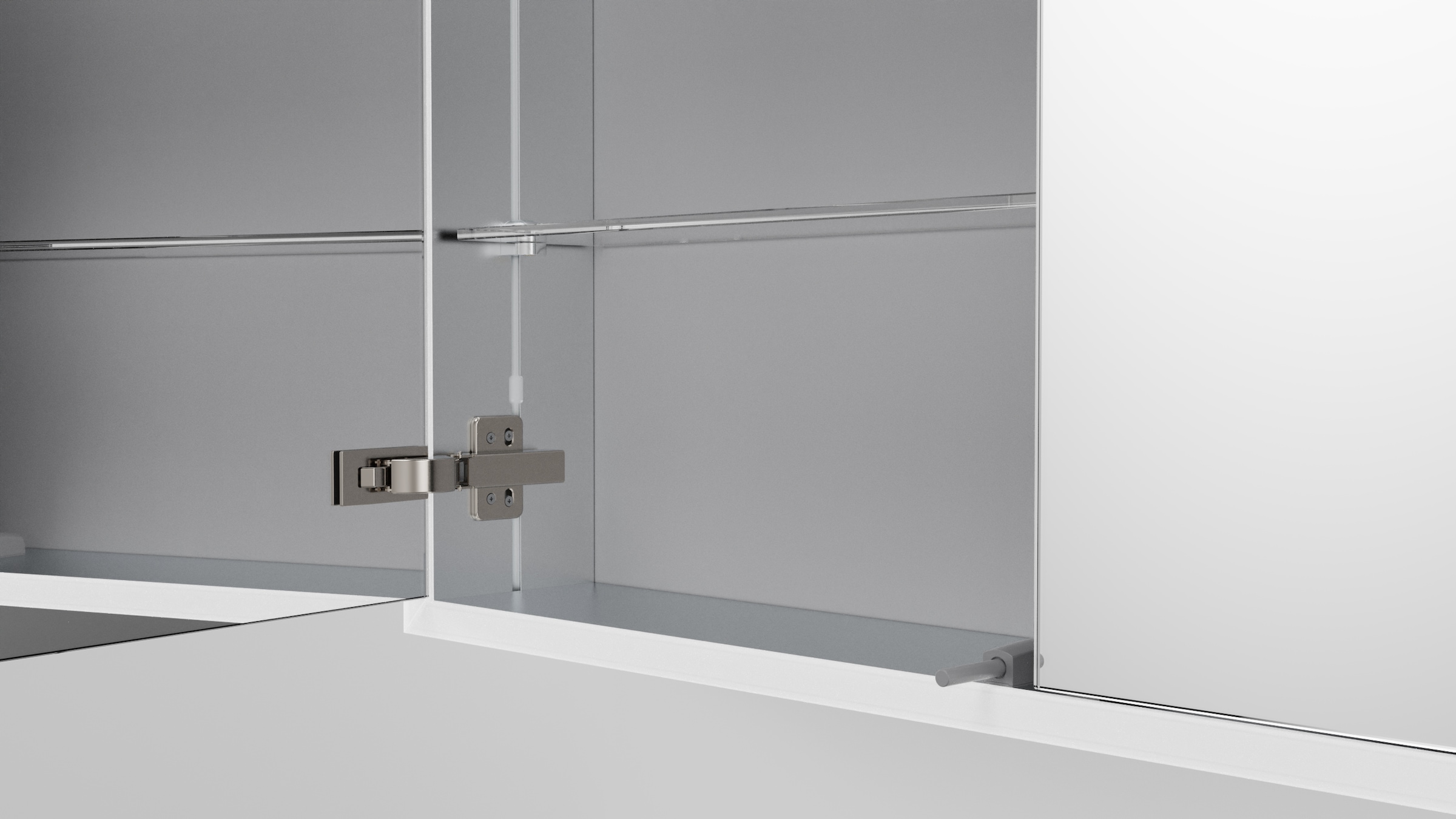 Talos Badezimmerspiegelschrank »Talos Magnus«, 80x70 cm, mit austauschbarer LED-Beleuchtung