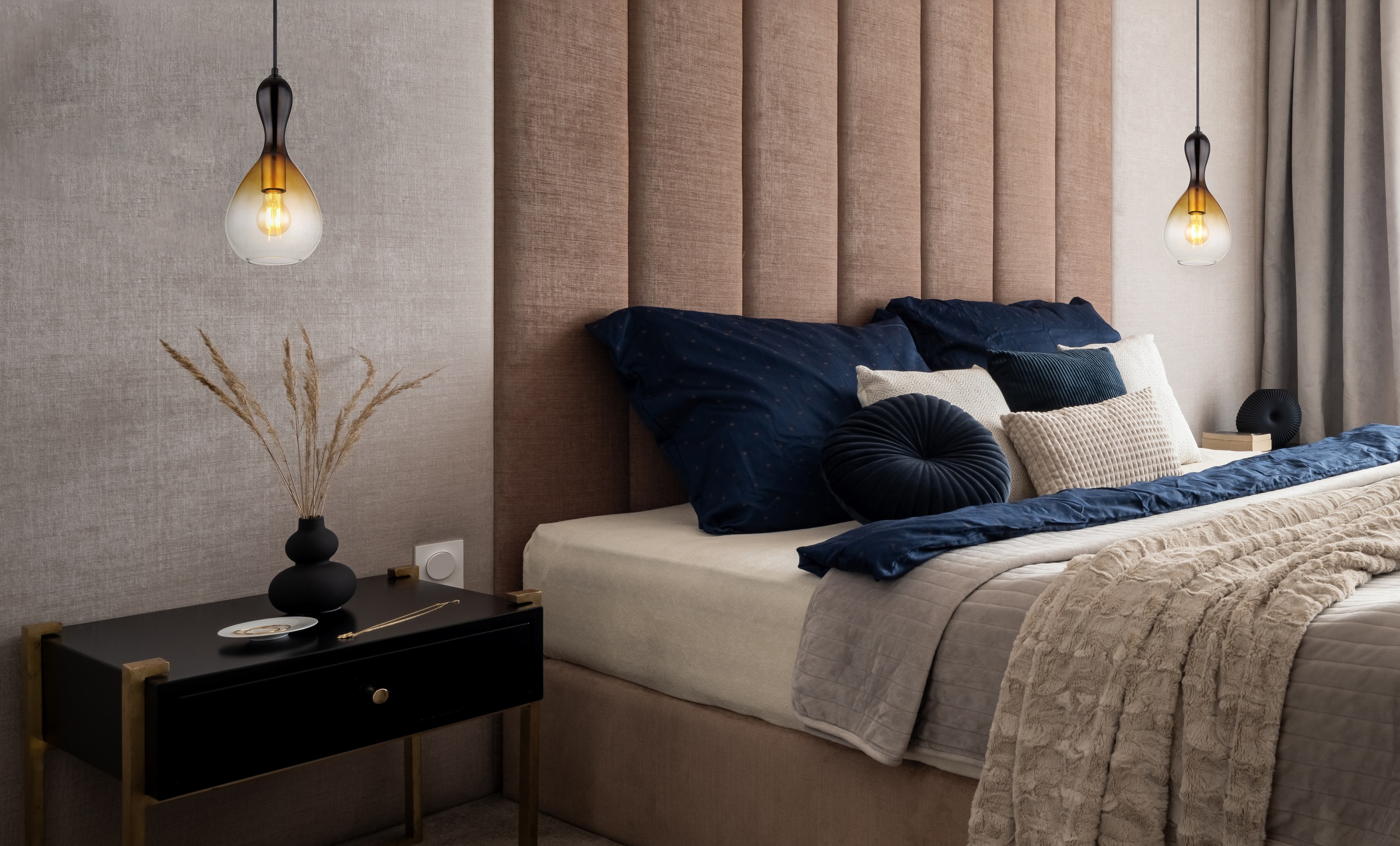 GLOBO LIGHTING Hängeleuchte »ALADDIN« E27 1 Stk. Pendelleuchte/goldfarben/Glas rauchfarben/amber/Höhe kürzbar