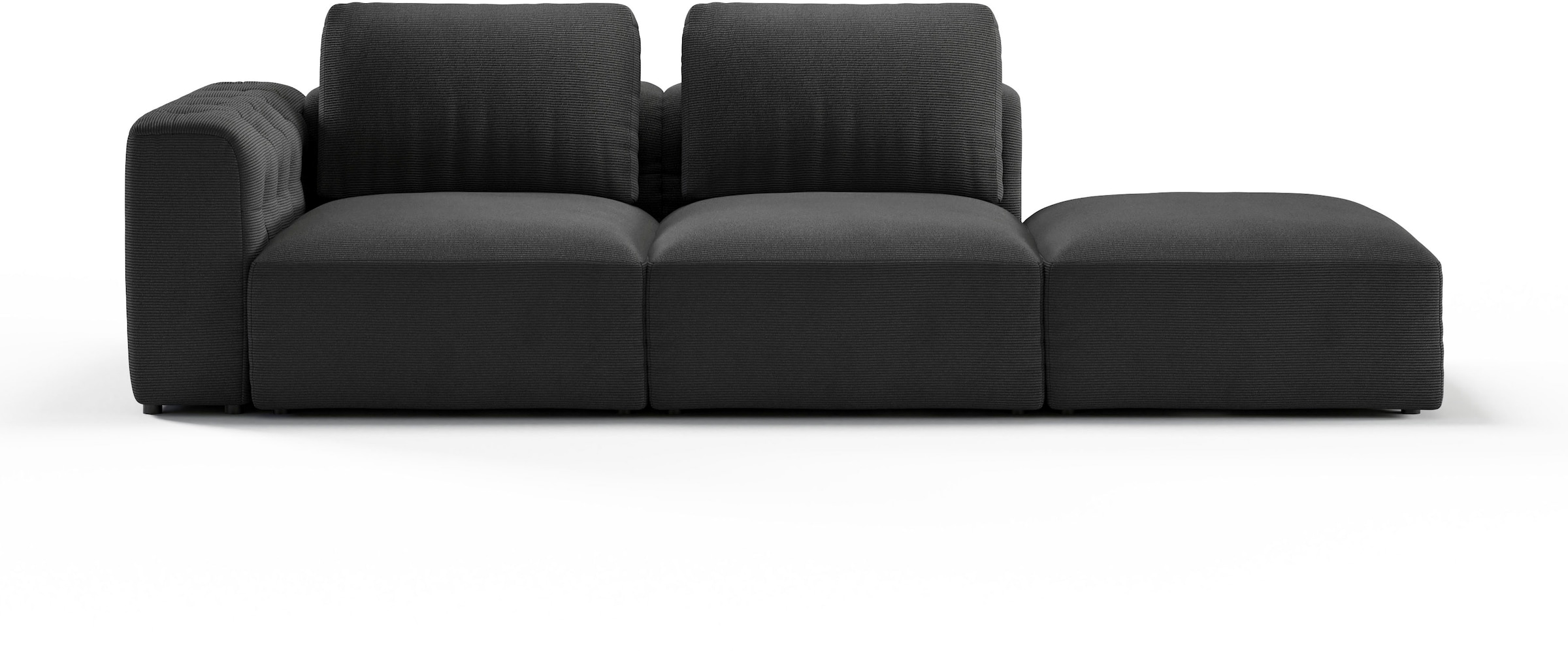 RAUM.ID Chaiselongue »Cushid«, Modul-Sofa, bestehend aus 2-Sitzer und Hocker