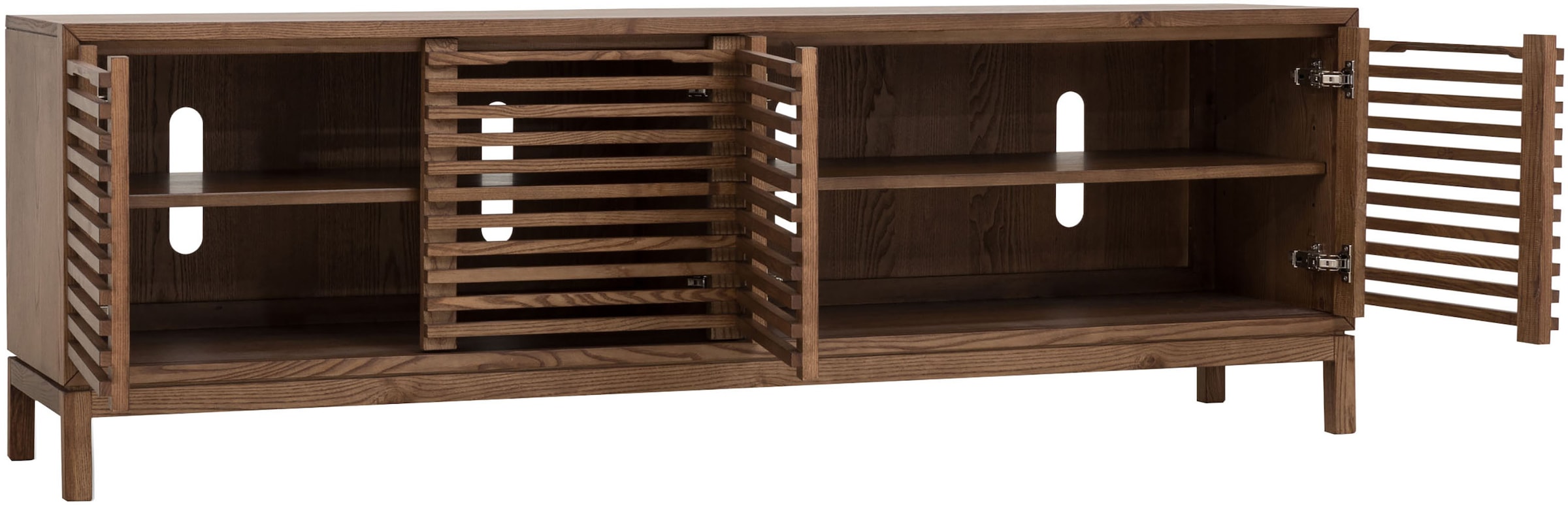 andas TV-Board »Tanner 4-türige Medienkonsole aus Eschenholz« 1 Stk. tlg.