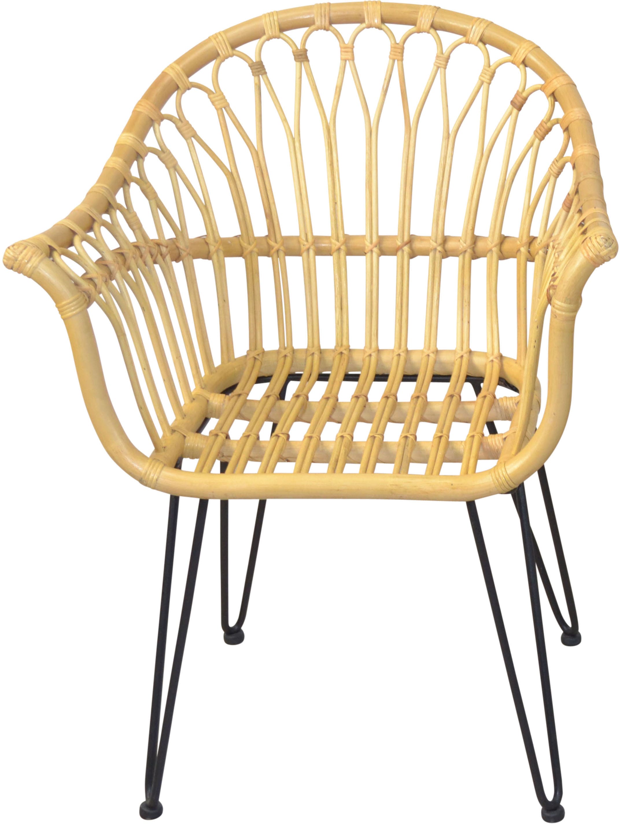 HOFMANN LIVING AND MORE Esszimmersessel, 2er-Set,  handgeflochten