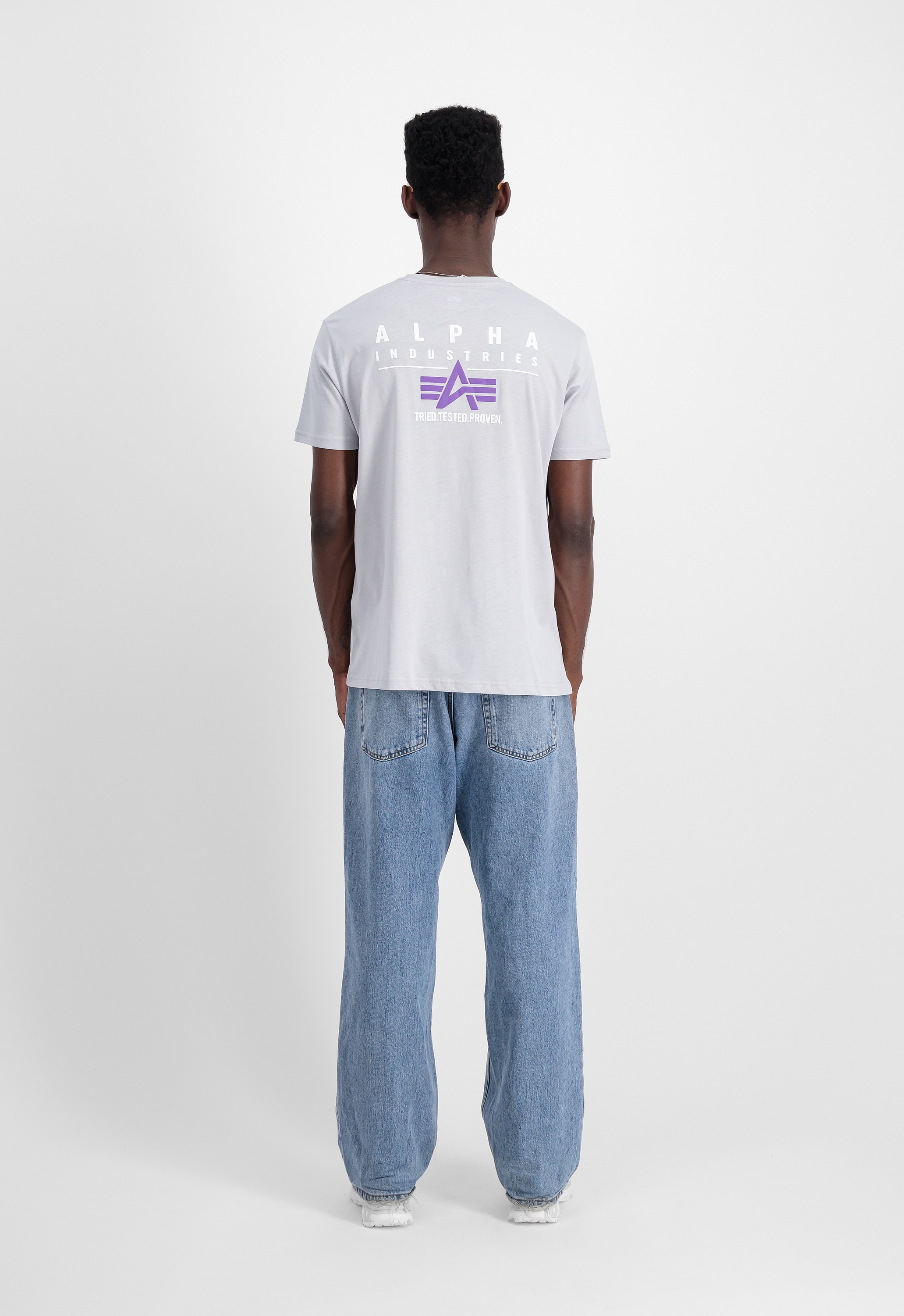Alpha Industries T-Shirt »Puff Print Logo Backprint T-Shirt«