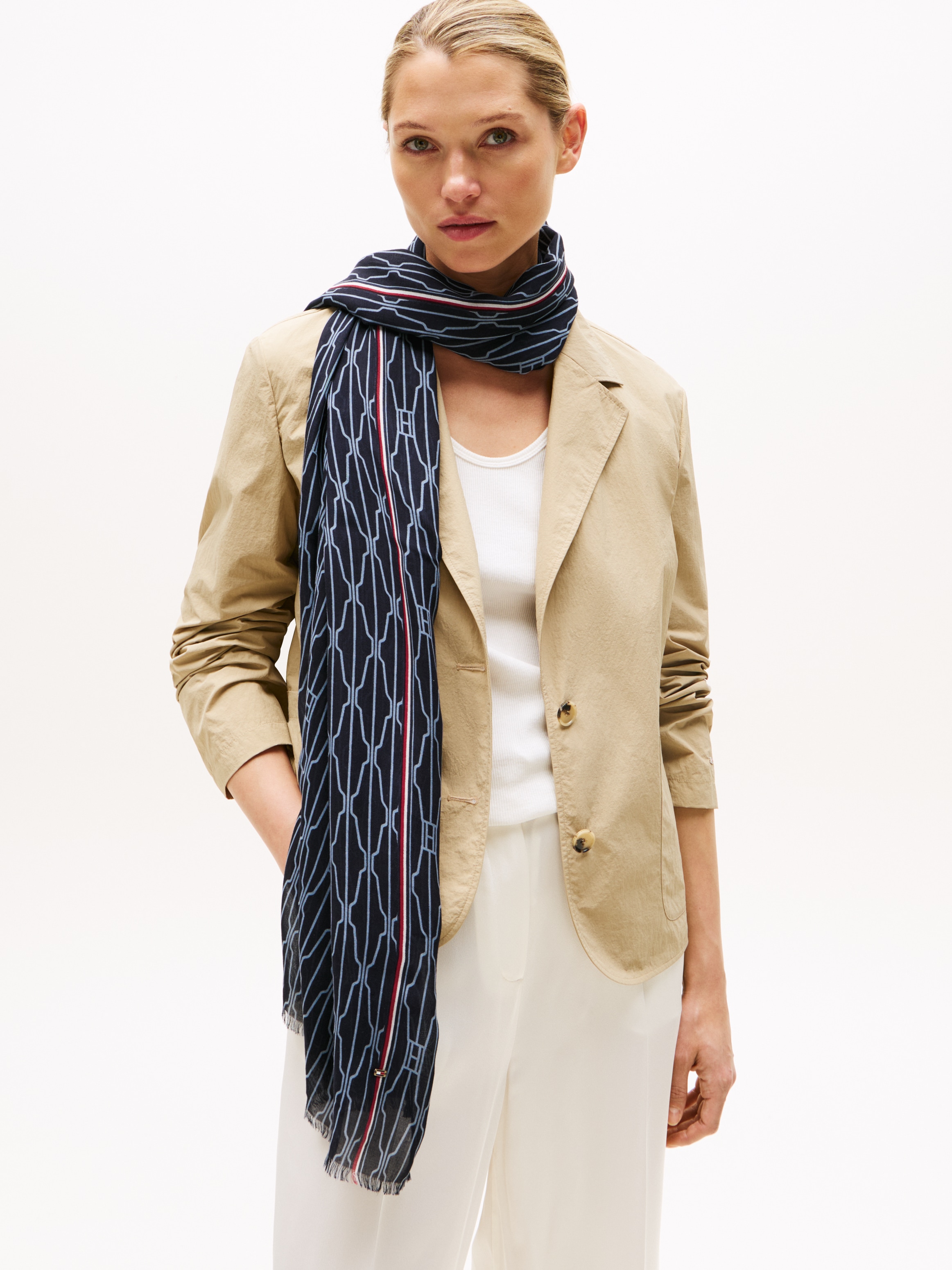 Tommy Hilfiger Modeschal »ESSENTIAL FLAG SCARF«