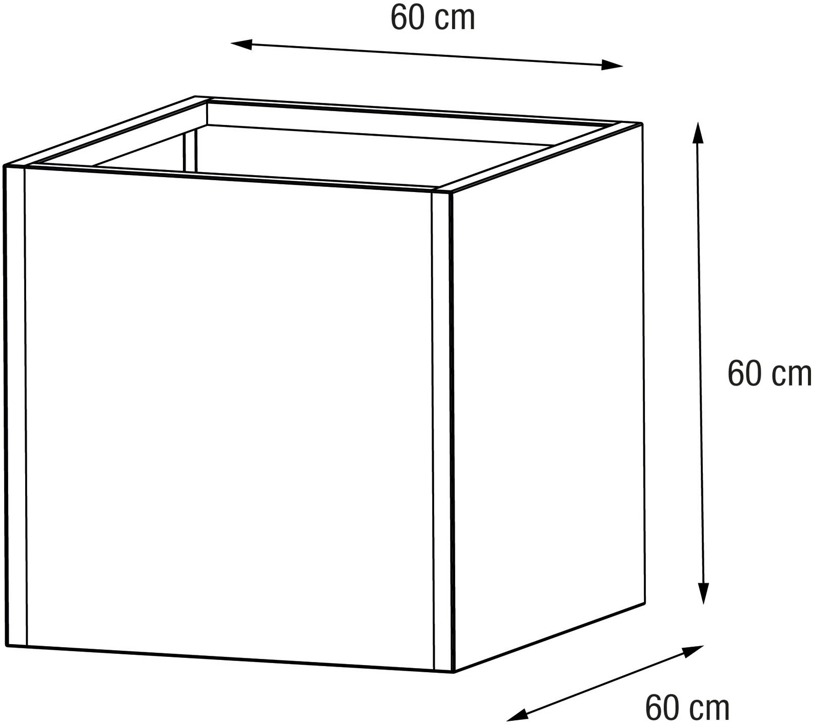 Herstera Garden Pflanzkübel »Cube« BxTxH: 60x60x60 cm