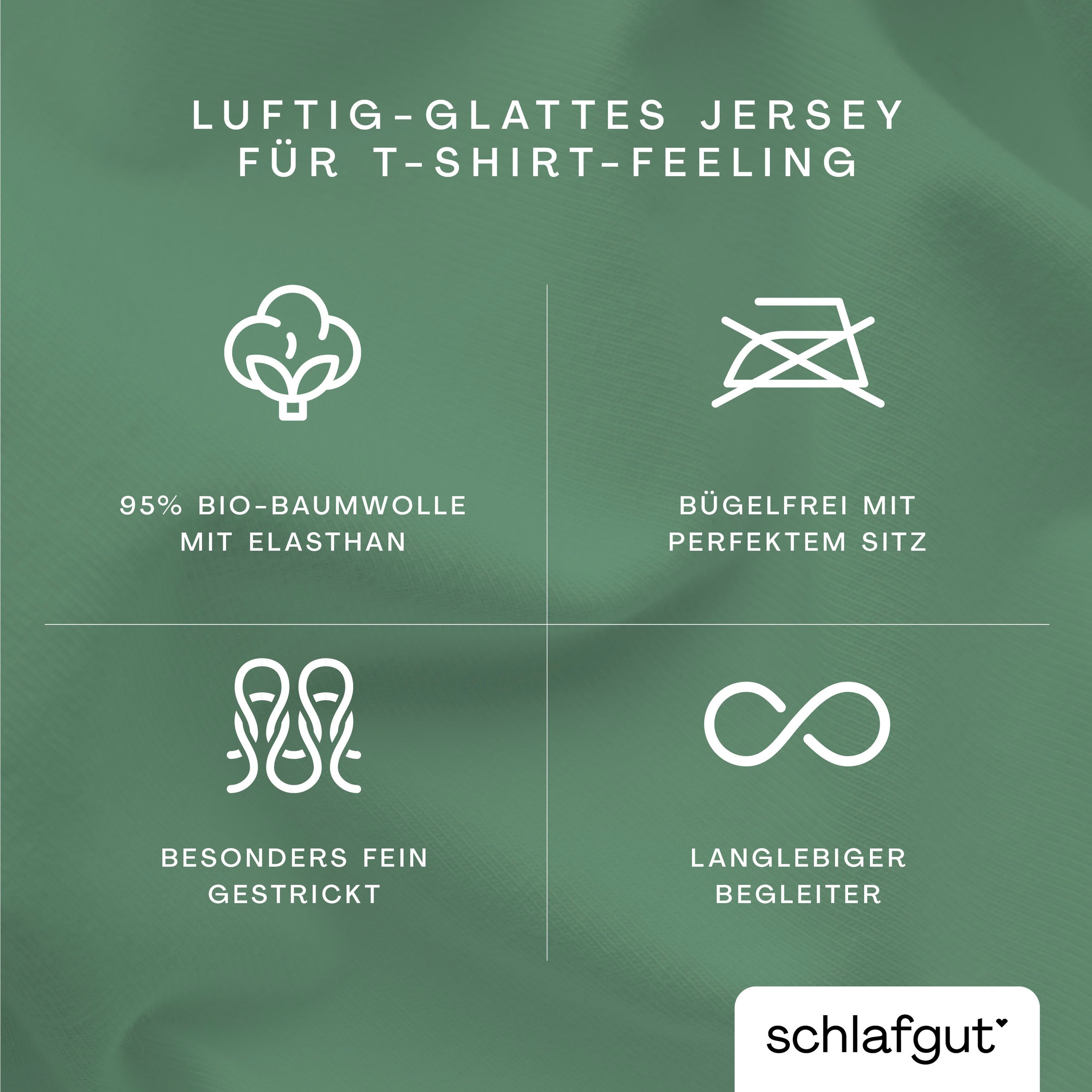 Schlafgut Kissenbezug »Knitted Jersey aus Bio-Baumwolle mit Elasthan, bügelfrei,«, (1 St.), besonders fein gestrickt, Kissenhülle mit farbigem Reißverschluss
