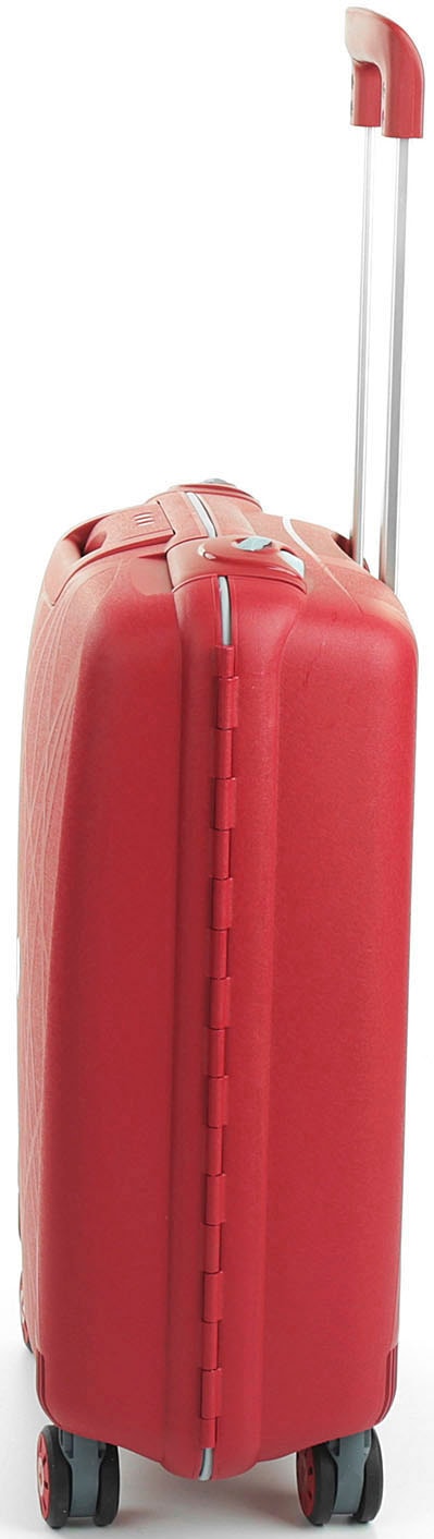 RONCATO Hartschalen-Trolley »Light Carry-on, 55 cm, rot«, 4 Rollen, Handgepäck-Koffer Hartschalen-Koffer mit TSA Schloss