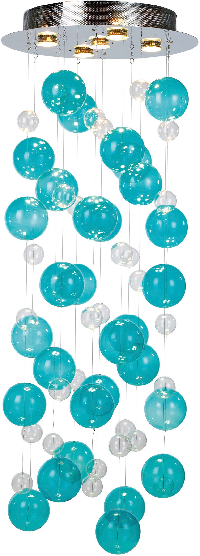 näve LED Pendelleuchte »Explosion« GU10 1 Stk. Warmweiß kleine klare und gr günstig online kaufen