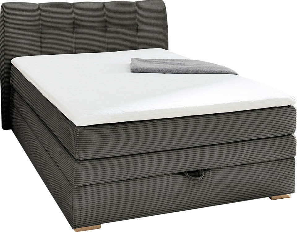 Jockenhöfer Gruppe Boxspringbett »Amelie« mit Bettkasten und Topper, erhält günstig online kaufen