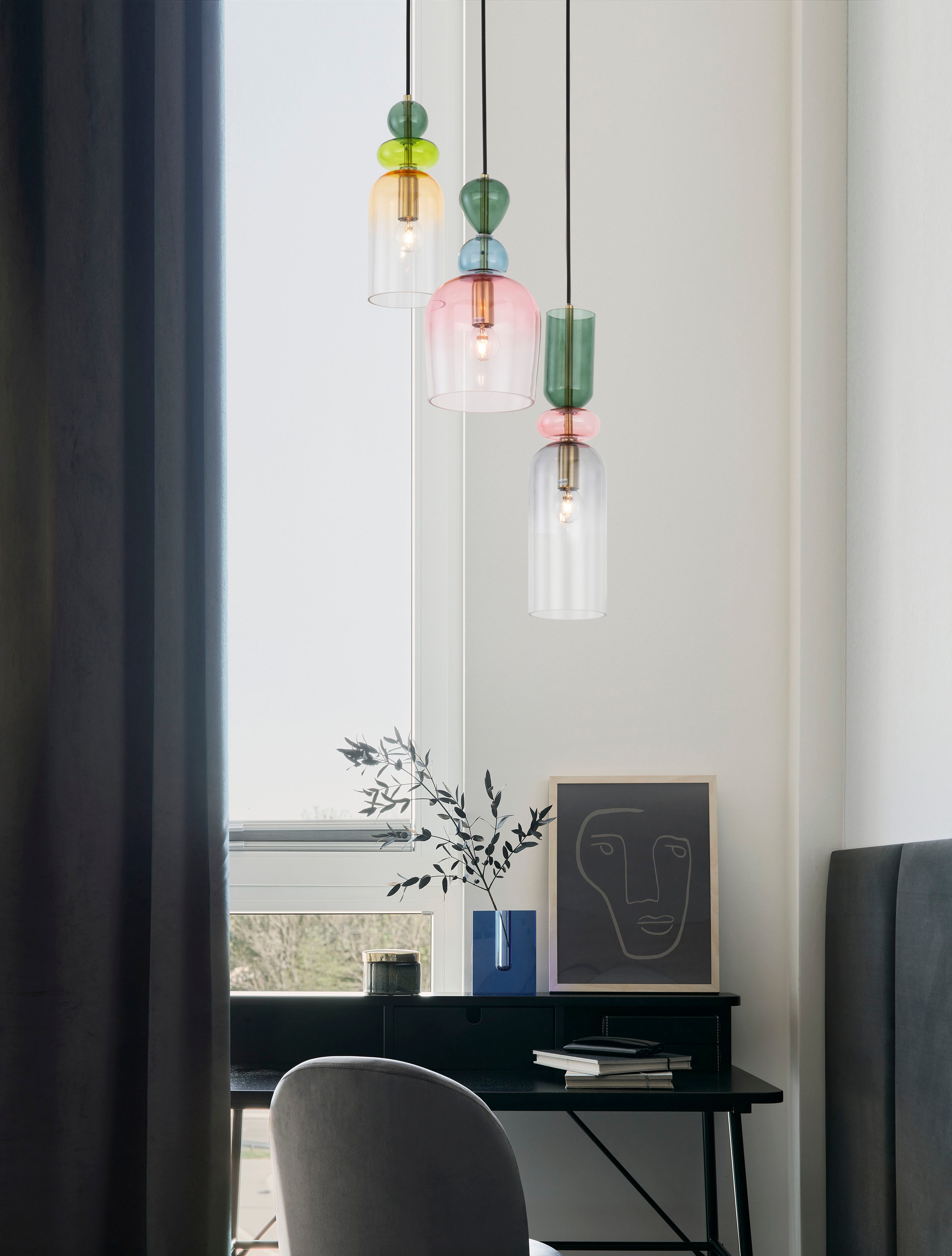 Nova Luce Hängeleuchten »MURANO« E14 1 Stk. Ohne Beleuchtung günstig online kaufen