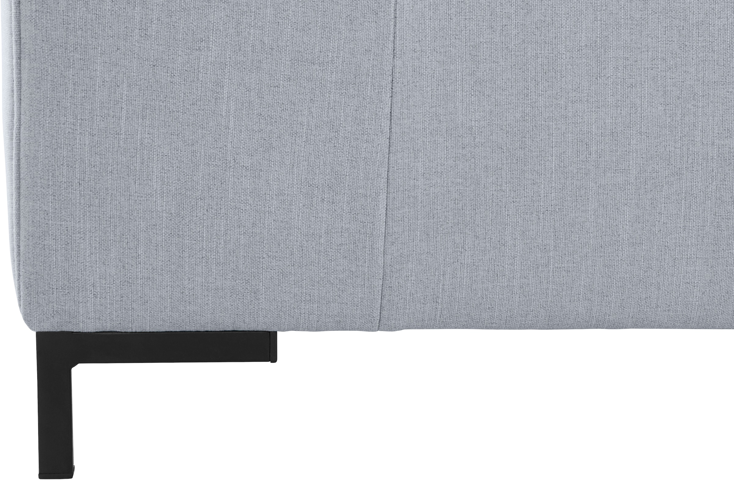 OTTO products 3-Sitzer »Grazzo, zeitlos und elegant, moderne Sitzheftung«, hochwertige Stoffe aus recyceltem Material, Steppung im Sitzbereich