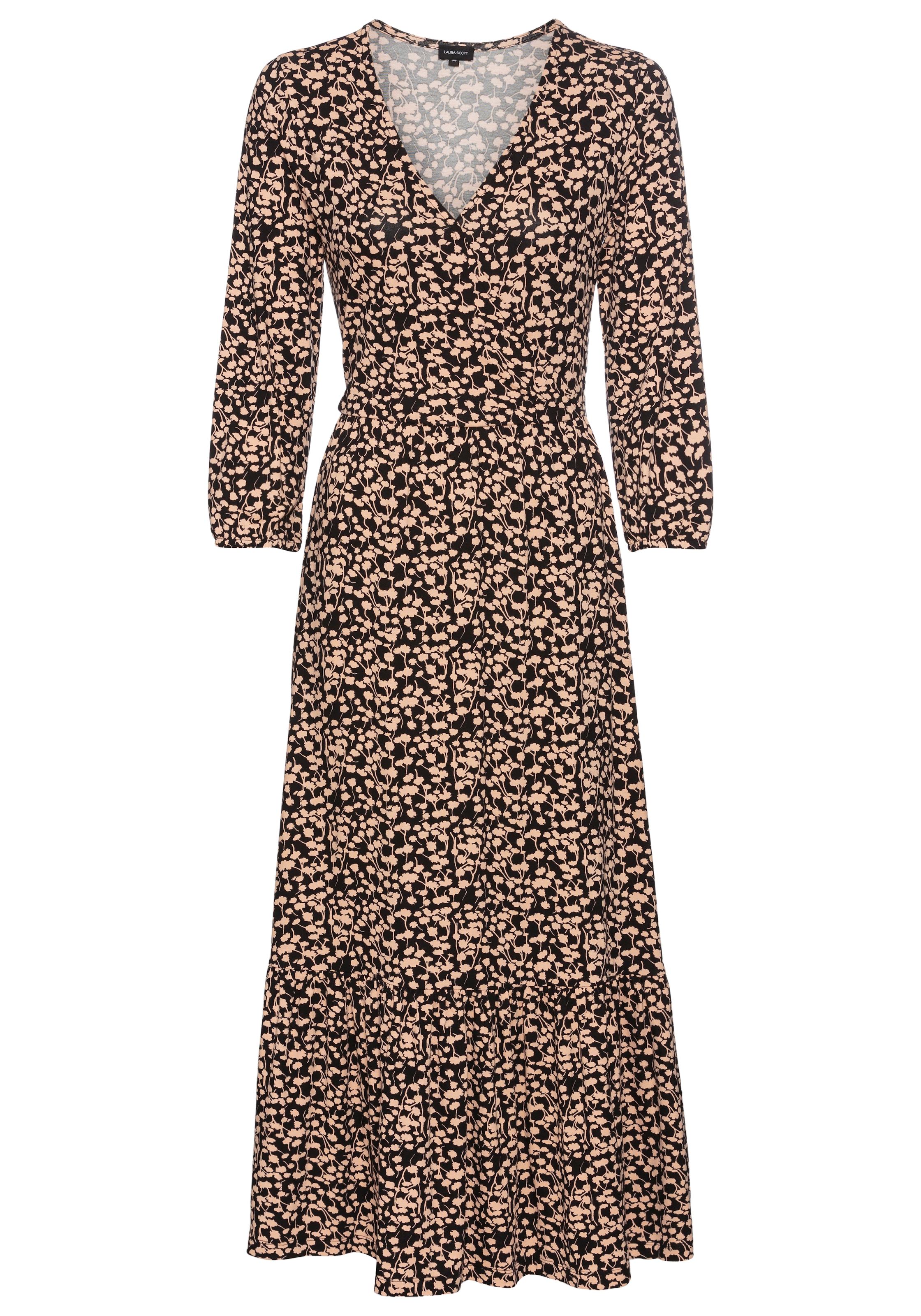 Laura Scott Jerseykleid, mit Wickel