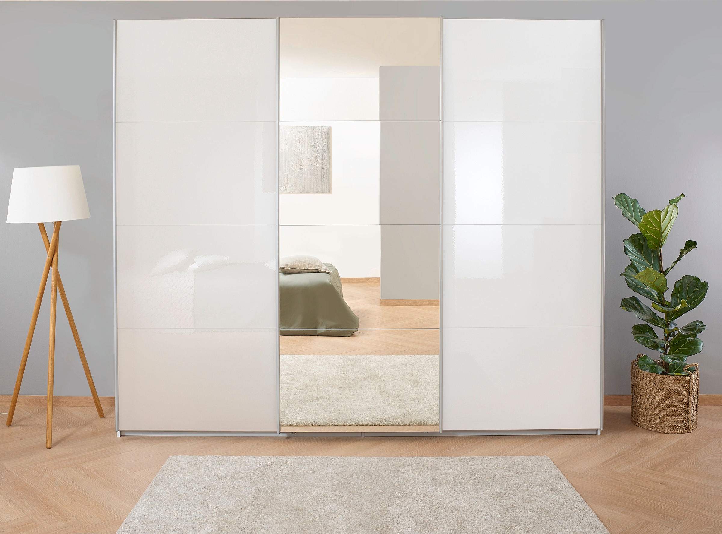 rauch Schwebetürenschrank »Kleiderschrank Schrank Garderobe KOLUNA Hochglan günstig online kaufen