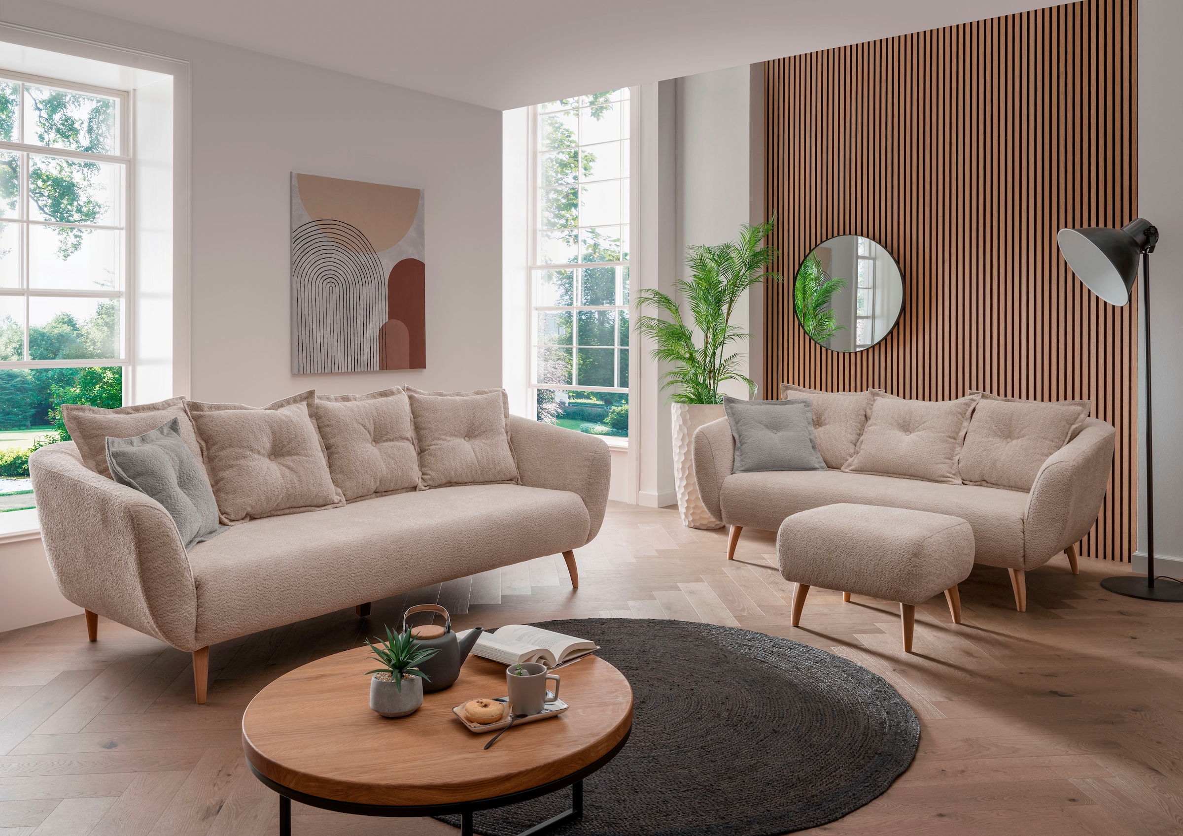 Home affaire 2,5-Sitzer »Baggio«, Zierkissen inklusive