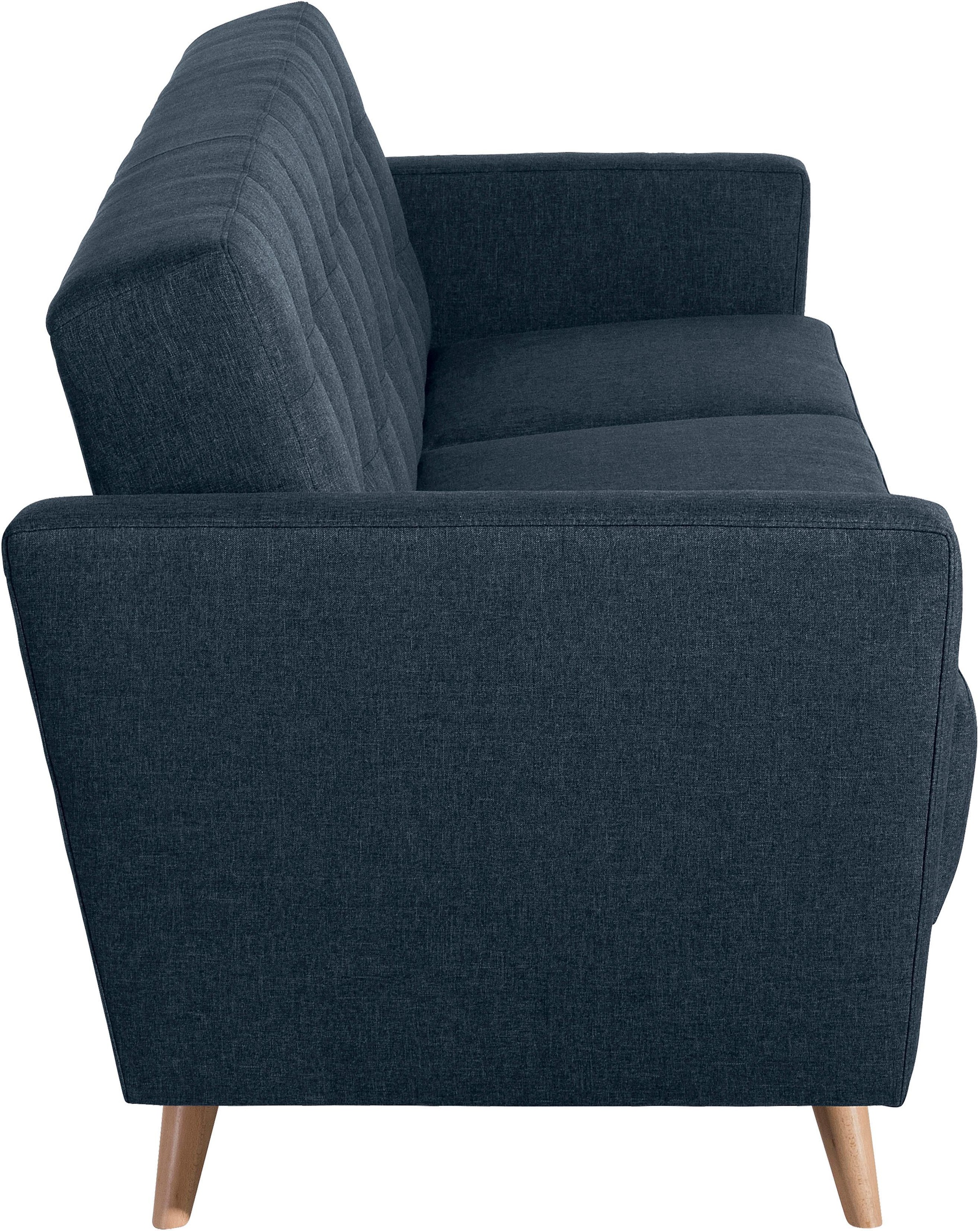 Max Winzer® 3-Sitzer »Julius Kippcouch mit komfortablem Federkern, klassisch und modern«, Schlafsofa, inklusive Bettfunktion & Bettkasten, Breite 224 cm