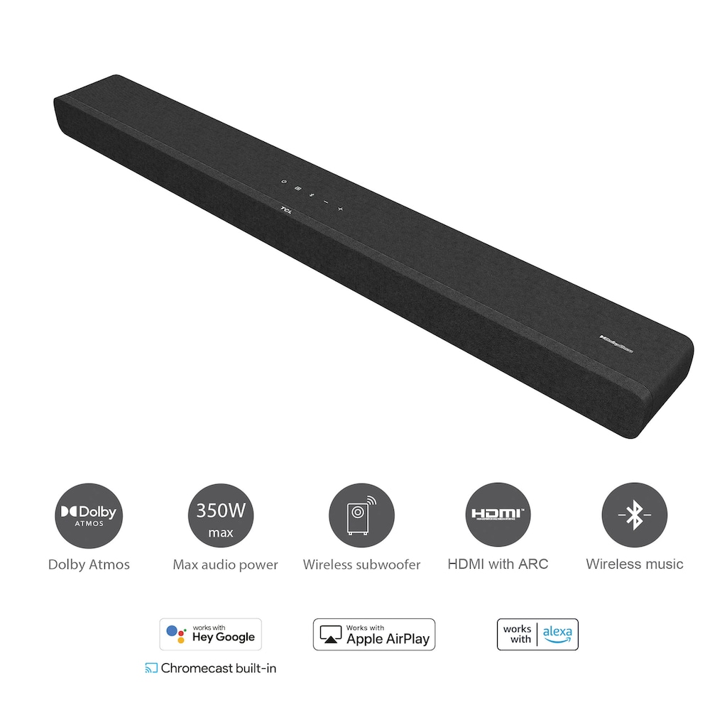 TCL Soundbar »TS8132«, mit kabellosem Subwoofer