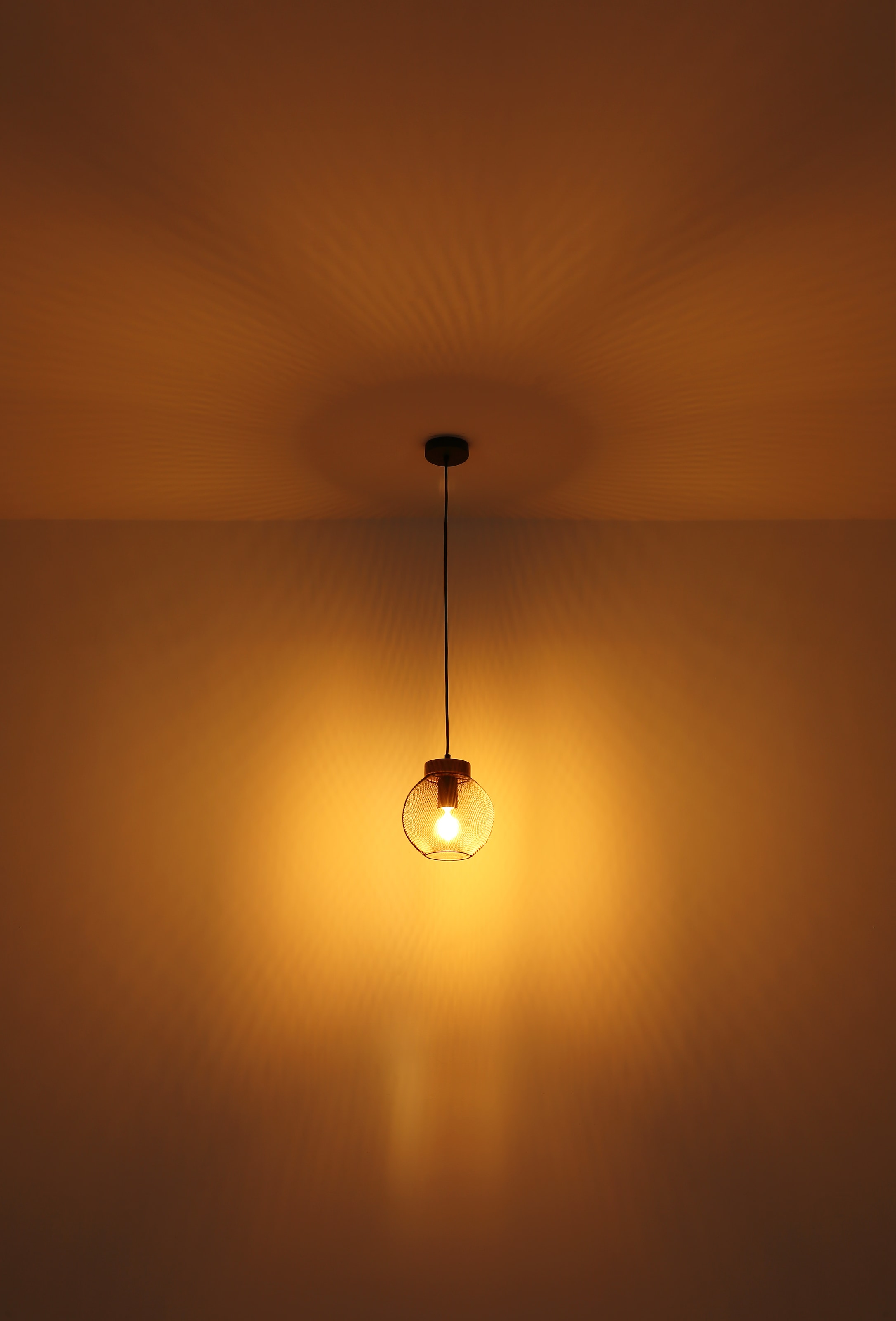 GLOBO LIGHTING Hängeleuchte »PABLO«, Leuchtmittel E27 | ohne Leuchtmittel, Hängelampe/Pendelleuchte/Esszimmer/Wohnzimmer/Esstisch