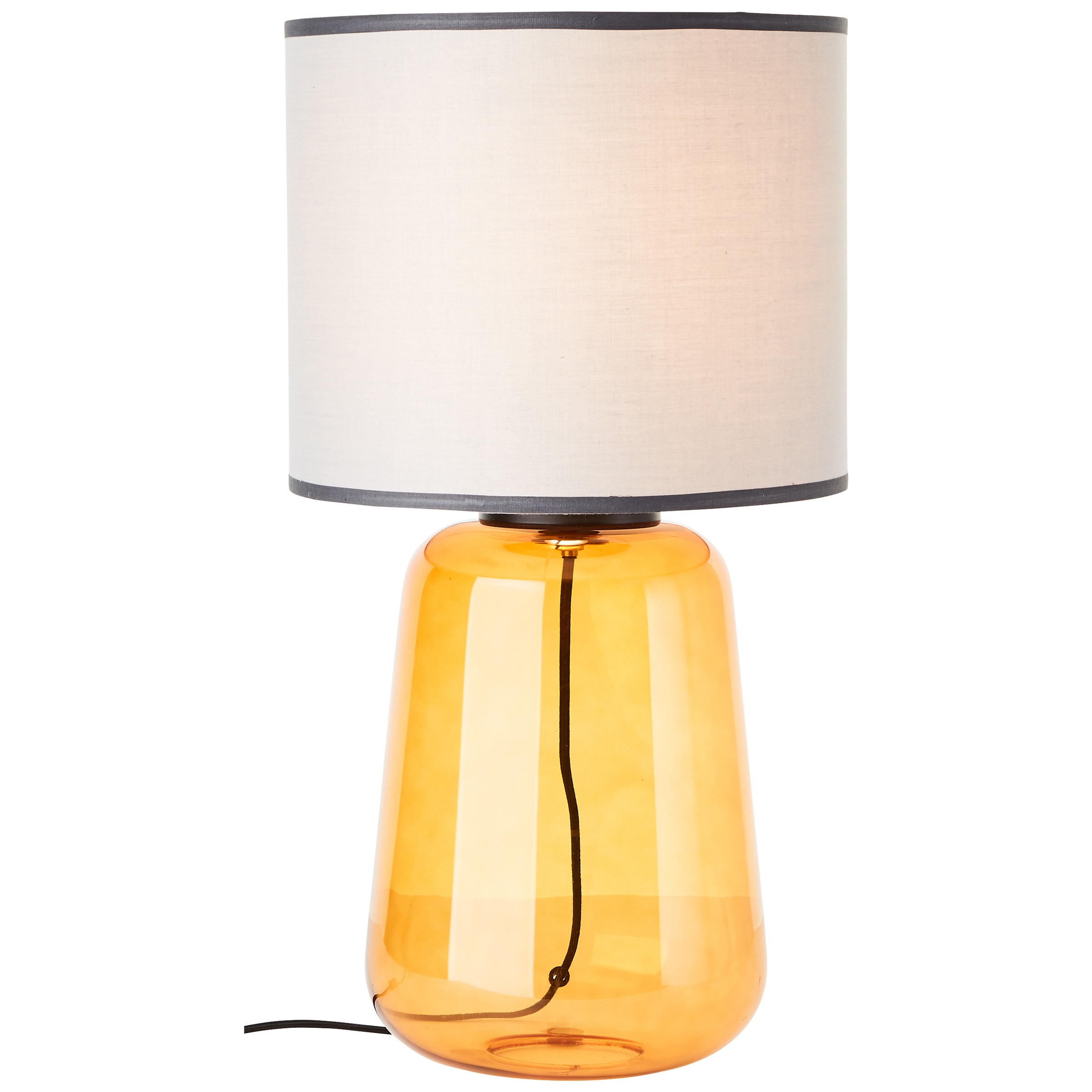 Brilliant Tischleuchte »Hydra«, 1 flammig, Leuchtmittel E27 | ohne Leuchtmittel, Ø 30 cm, E27, Glas/Textil