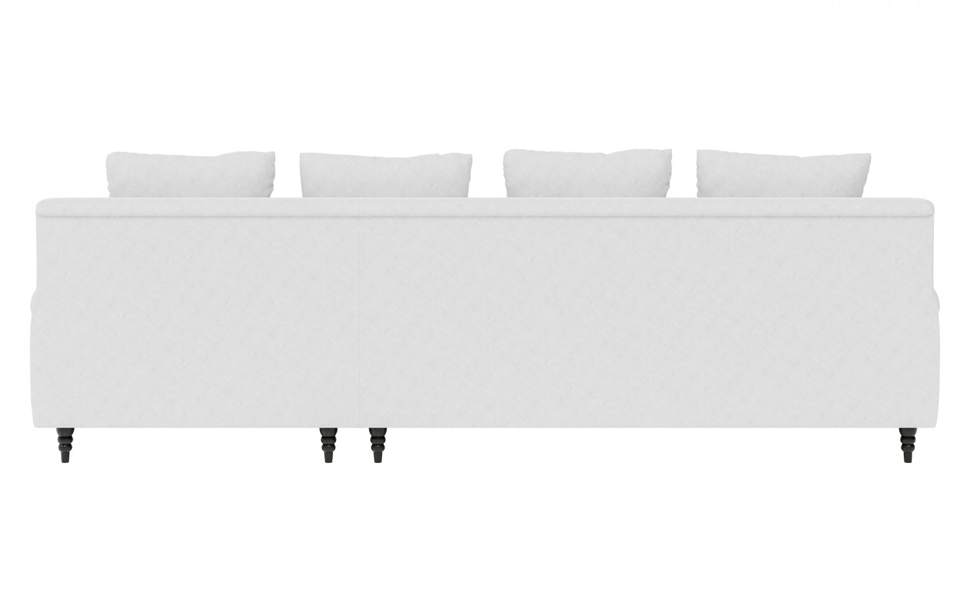 Guido Maria Kretschmer Home&Living Ecksofa »NORIN L-Form«, zwei Fußarten: vorne - Rollen, hinten - Holzfüße