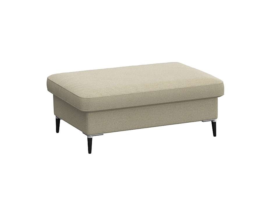 FLEXLUX Pouf »Fiore«, Kaltschaum, Füße Alu+schwarz