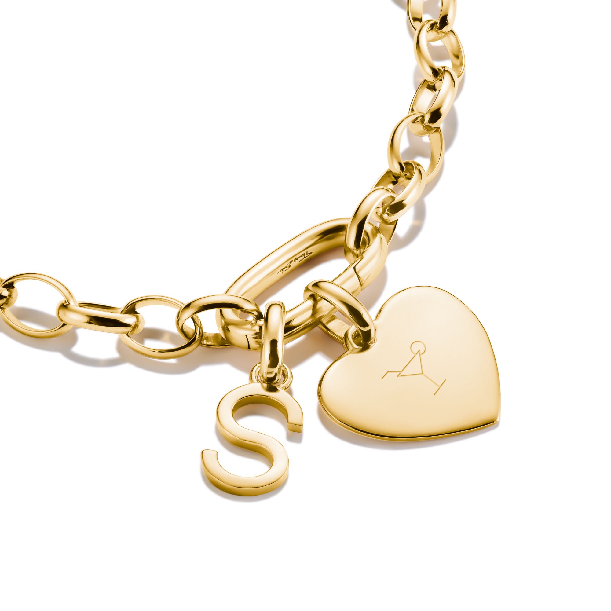 THOMAS SABO Charm Herz »Charm Herz - Connect, CC1272-001-21, CC1272-413-39«