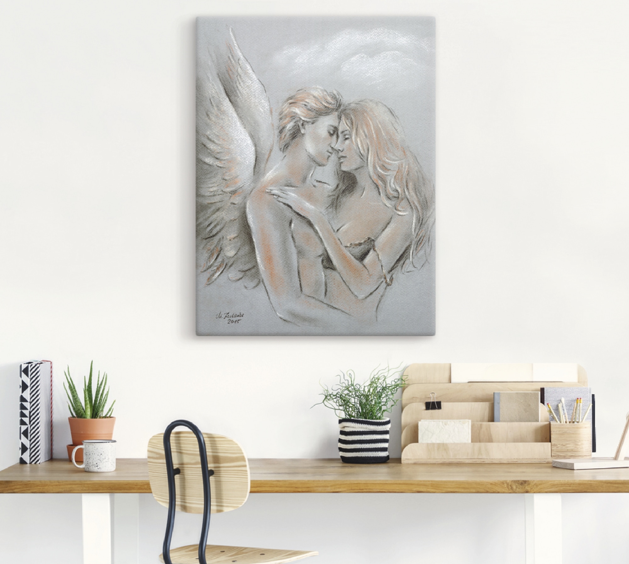 Artland Wandbild »Engel auf Erden«, klassische Fantasie, (1 St.), als Leinwandbild, Poster in verschied. Größen