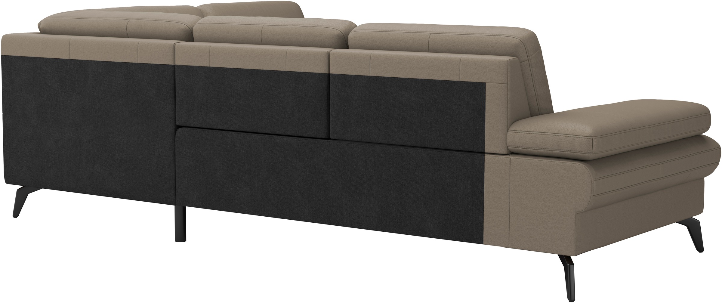 sit&more Ecksofa »Morris L-Form, inkl. Sitztiefenverstellung«, wahlweise mit Armteilverstellung, Bettfunktion & Bettkasten