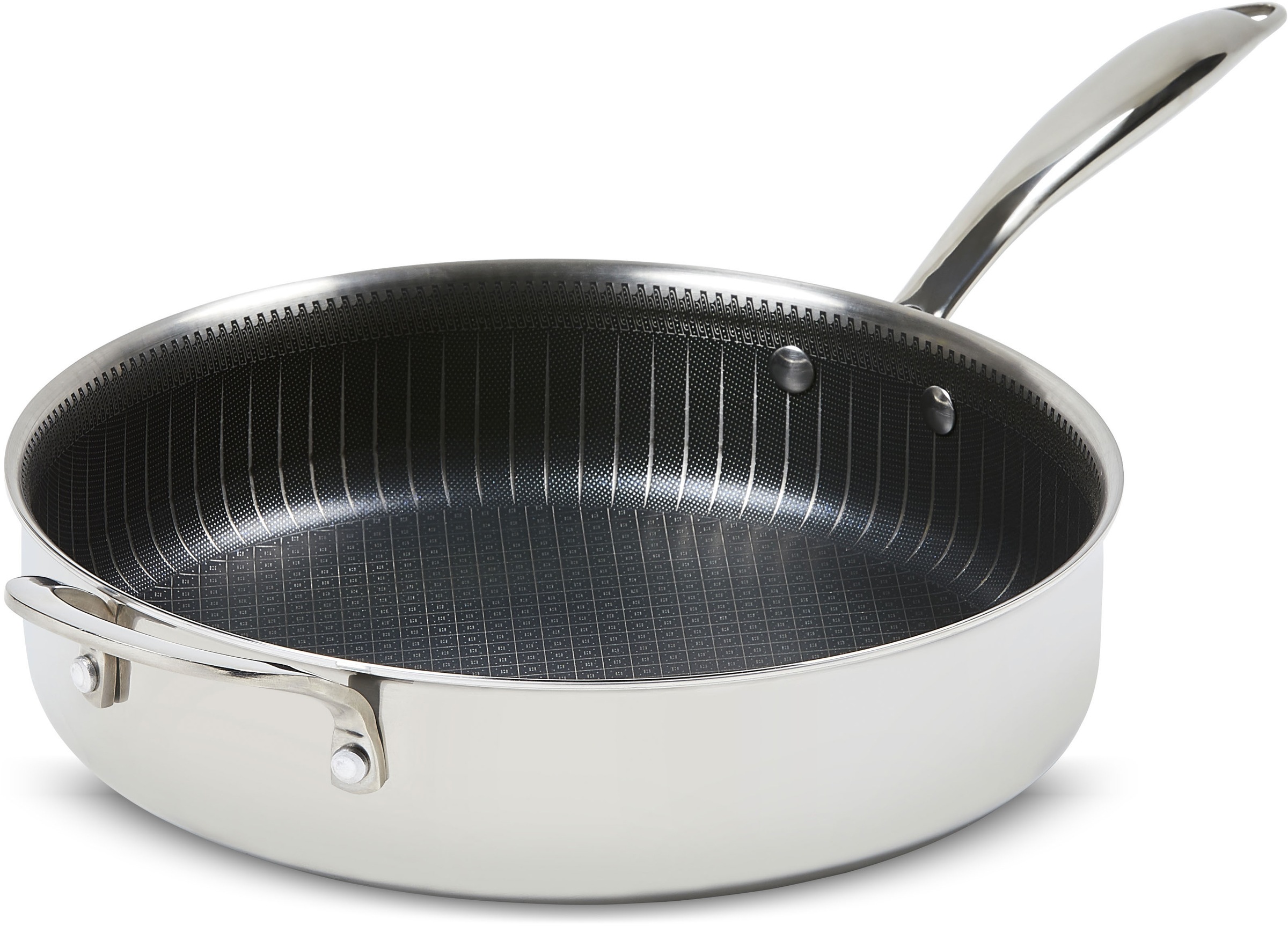 MediaShop Bratpfanne »Titan Pan« Edelstahl Set, 4 Stk. tlg. Edelstahlmatrix günstig online kaufen