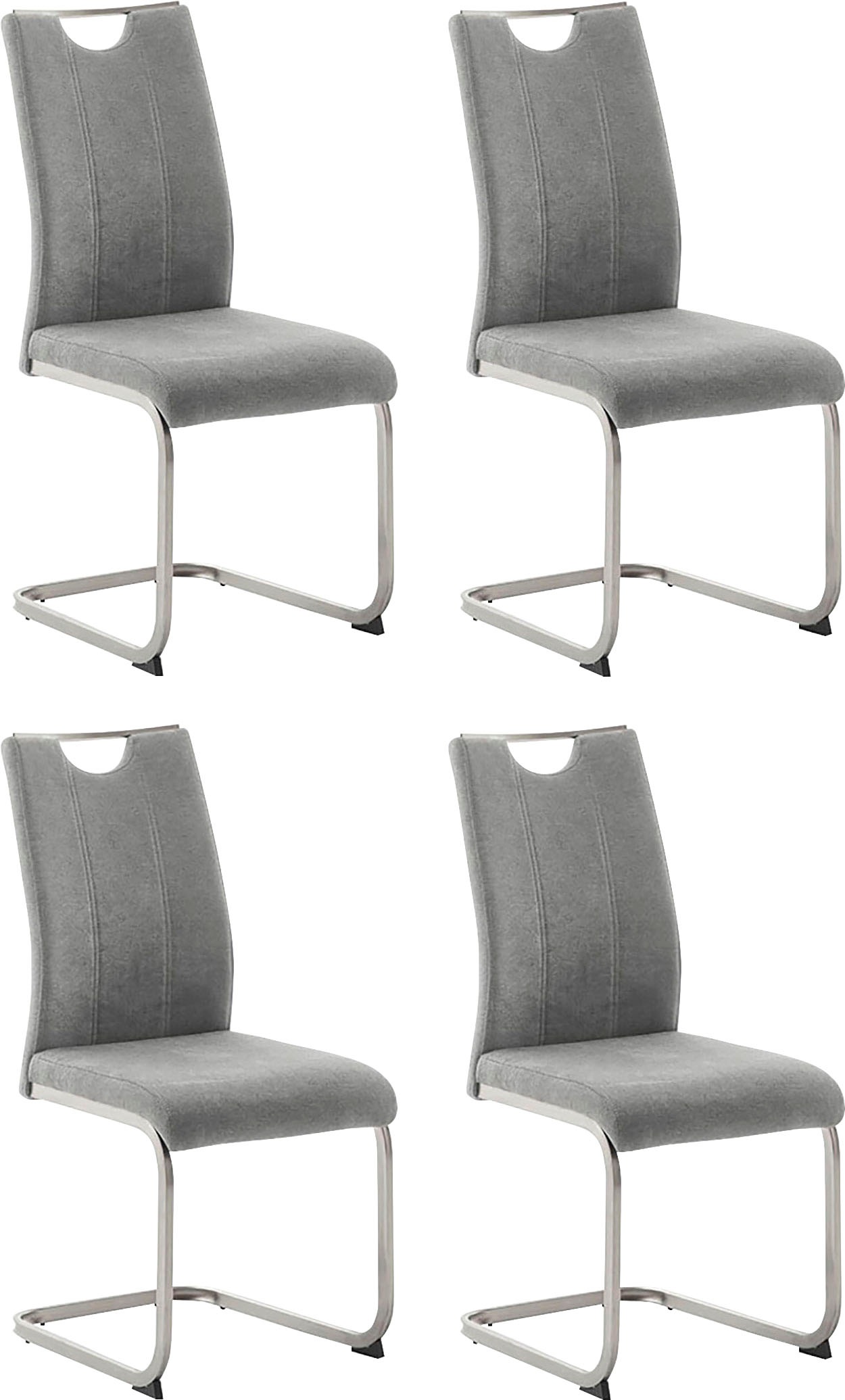 MCA furniture Freischwinger »MCA TERESINA Schwingstuhl mit Griffloch«, Fein günstig online kaufen