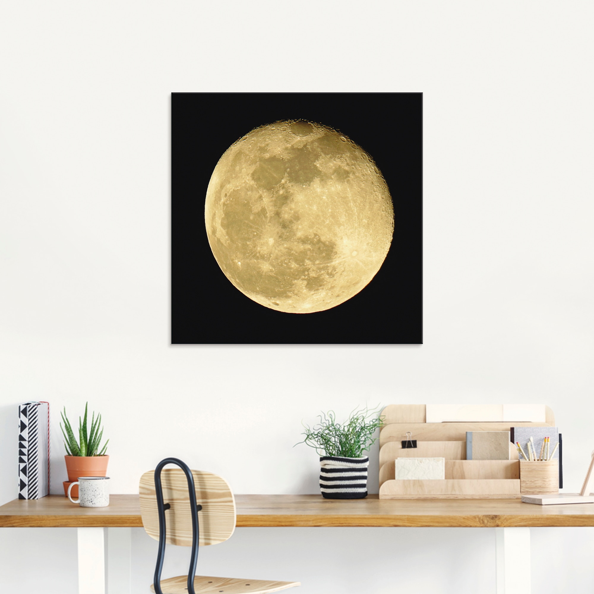 Artland Glasbild »Mond«, Weltraum, (1 St.), in verschiedenen Größen günstig online kaufen