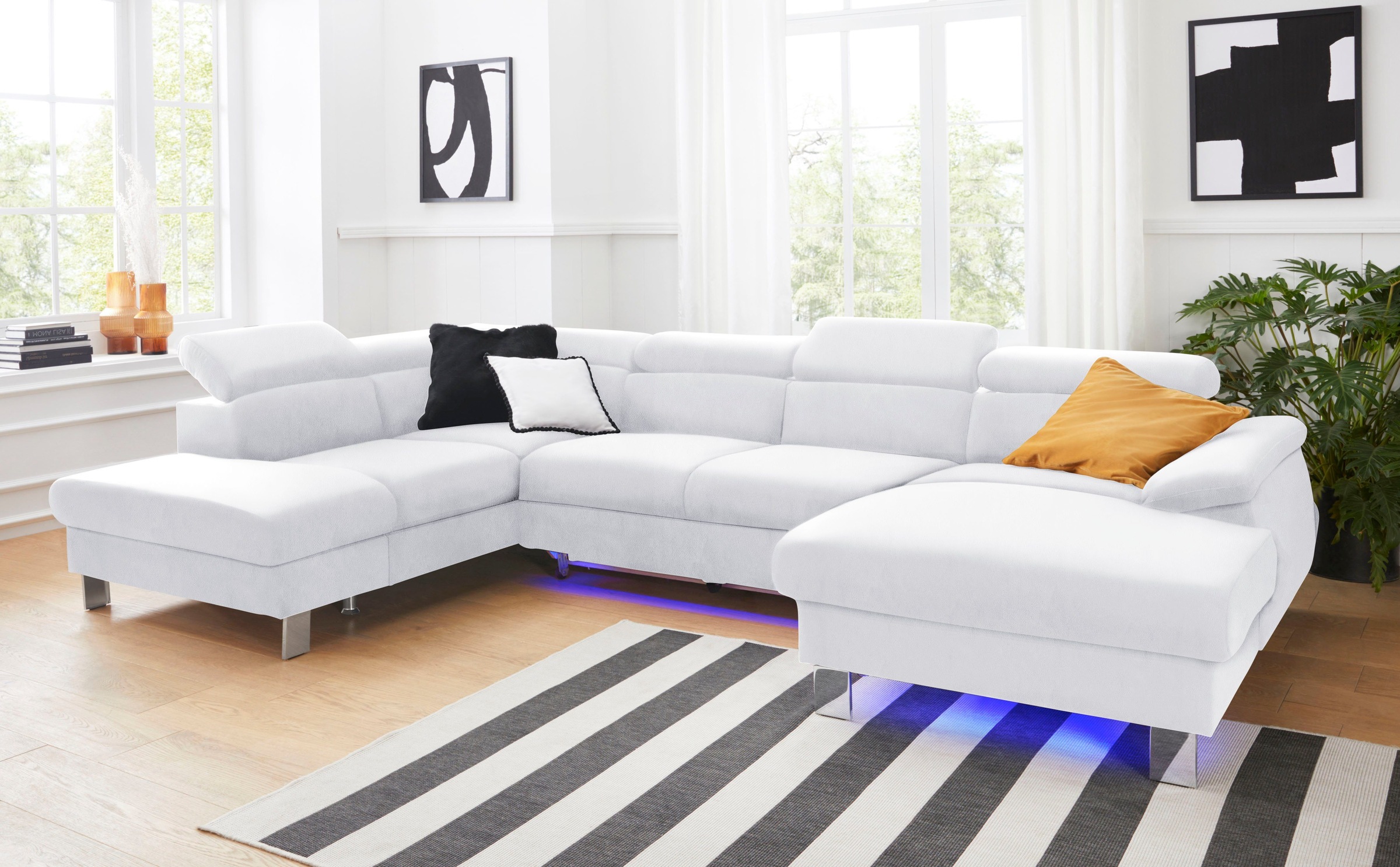 COTTA Polstergarnitur »Komaris U-Form«, (Set), Set bestehend aus: Wohnlands günstig online kaufen