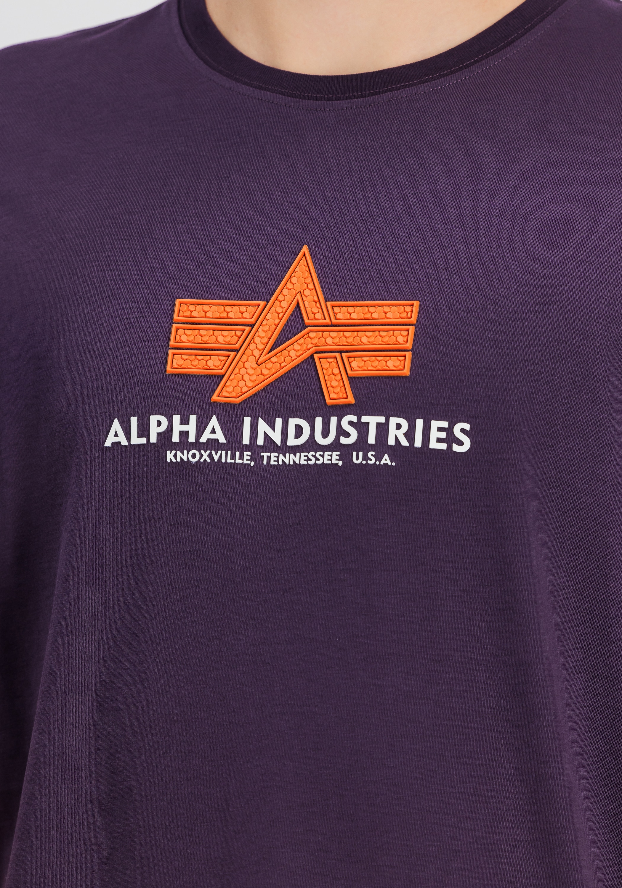 Alpha Industries T-Shirt »Alpha Industries Men - T-Shirts Basic T-Shirt BL Rubber«