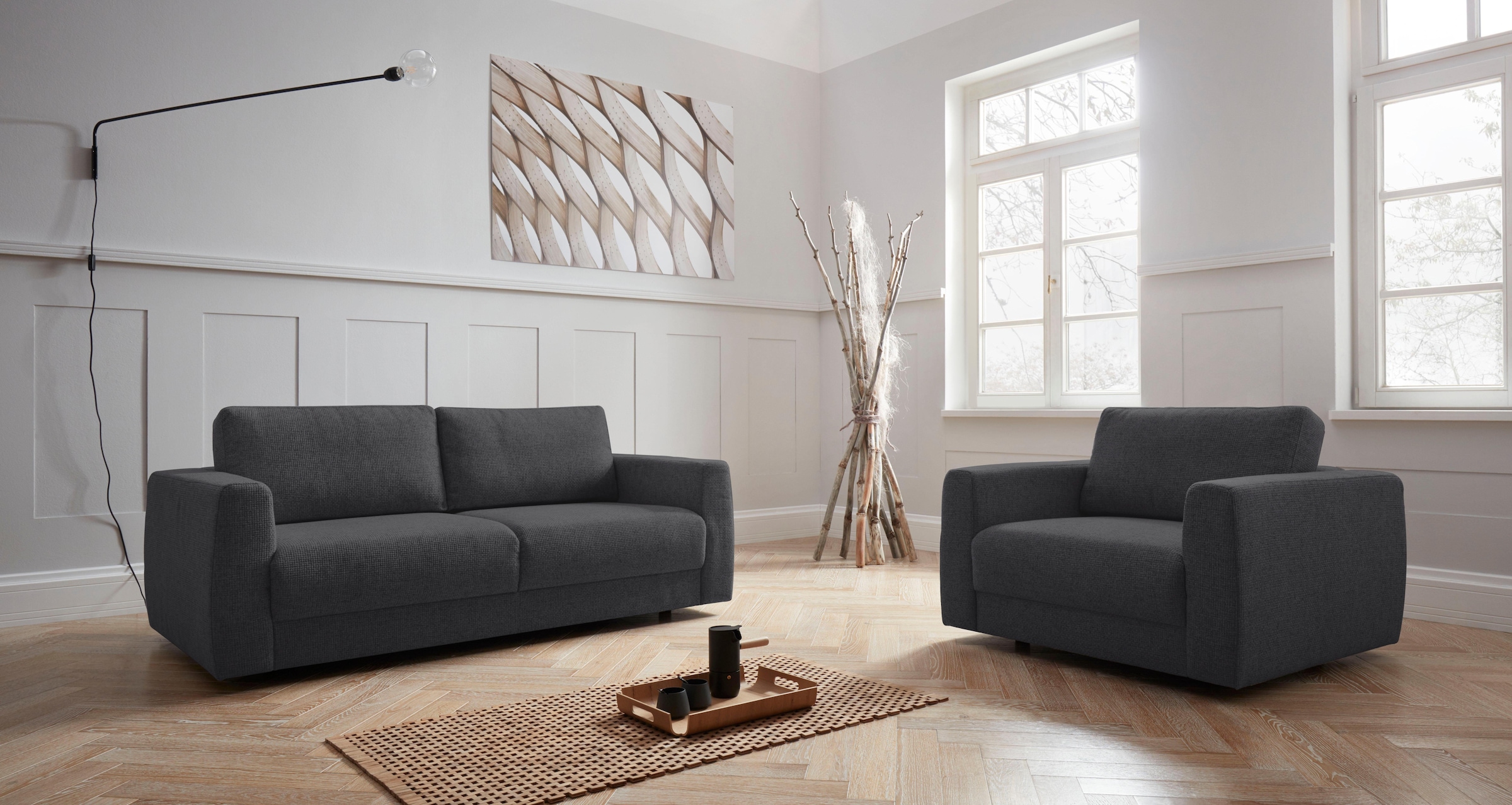 andas 2-Sitzer »Hobro«, in 3 Bezugsqualitäten in vielen Farben, Design by Morten Georgsen