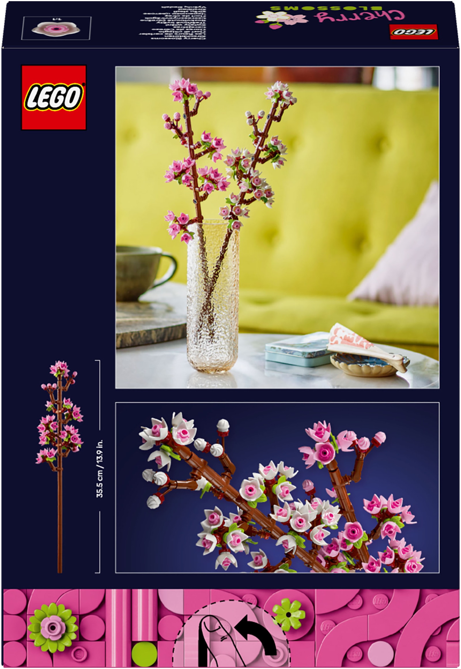 LEGO® Konstruktionsspielsteine »Kirschblüten (40725), Lego Botanicals« Made in Europe