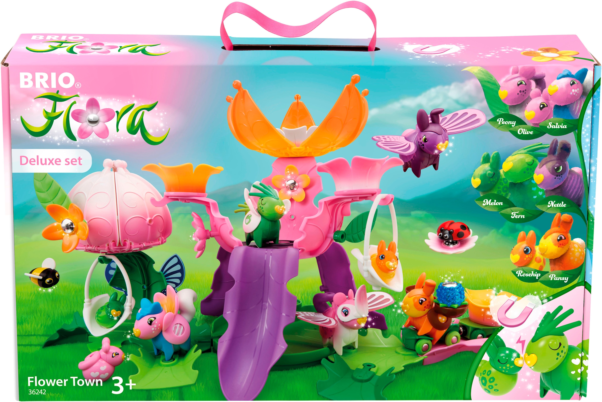 BRIO Spielwelt »BRIO Flora, Blumenstadt Deluxe Set (36242)« bunt