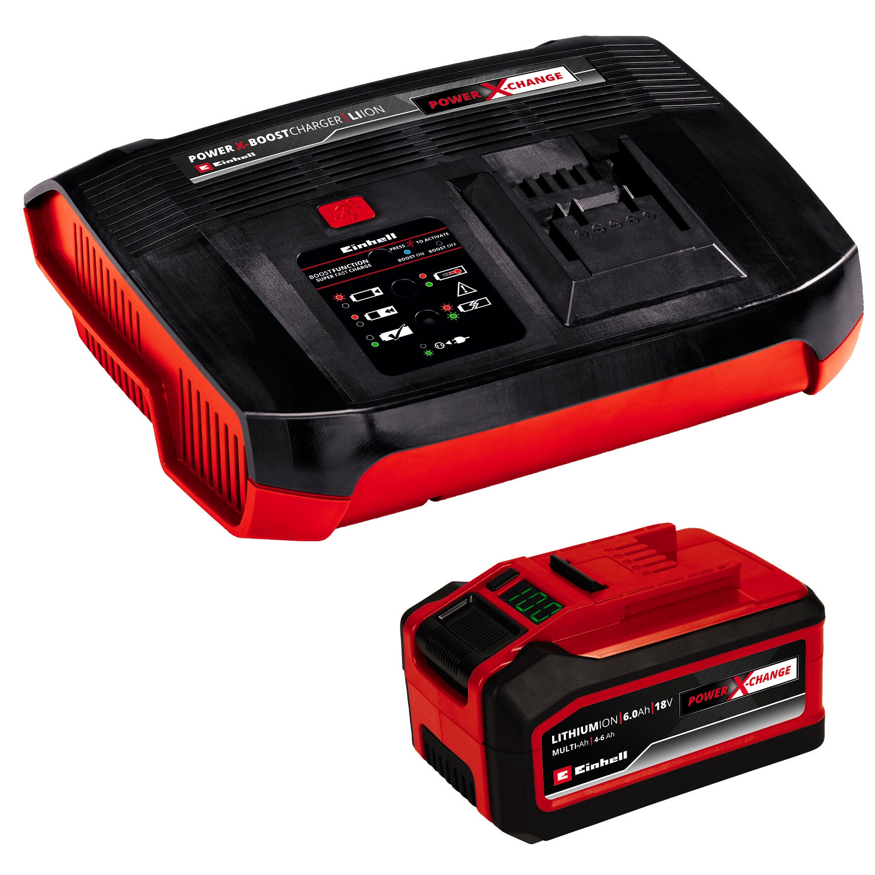 Akku-Ladestation »PXC-Starter-Kit 18V 4-6Ah & 6A Boostcharger«, (Packung, 2 St.),...