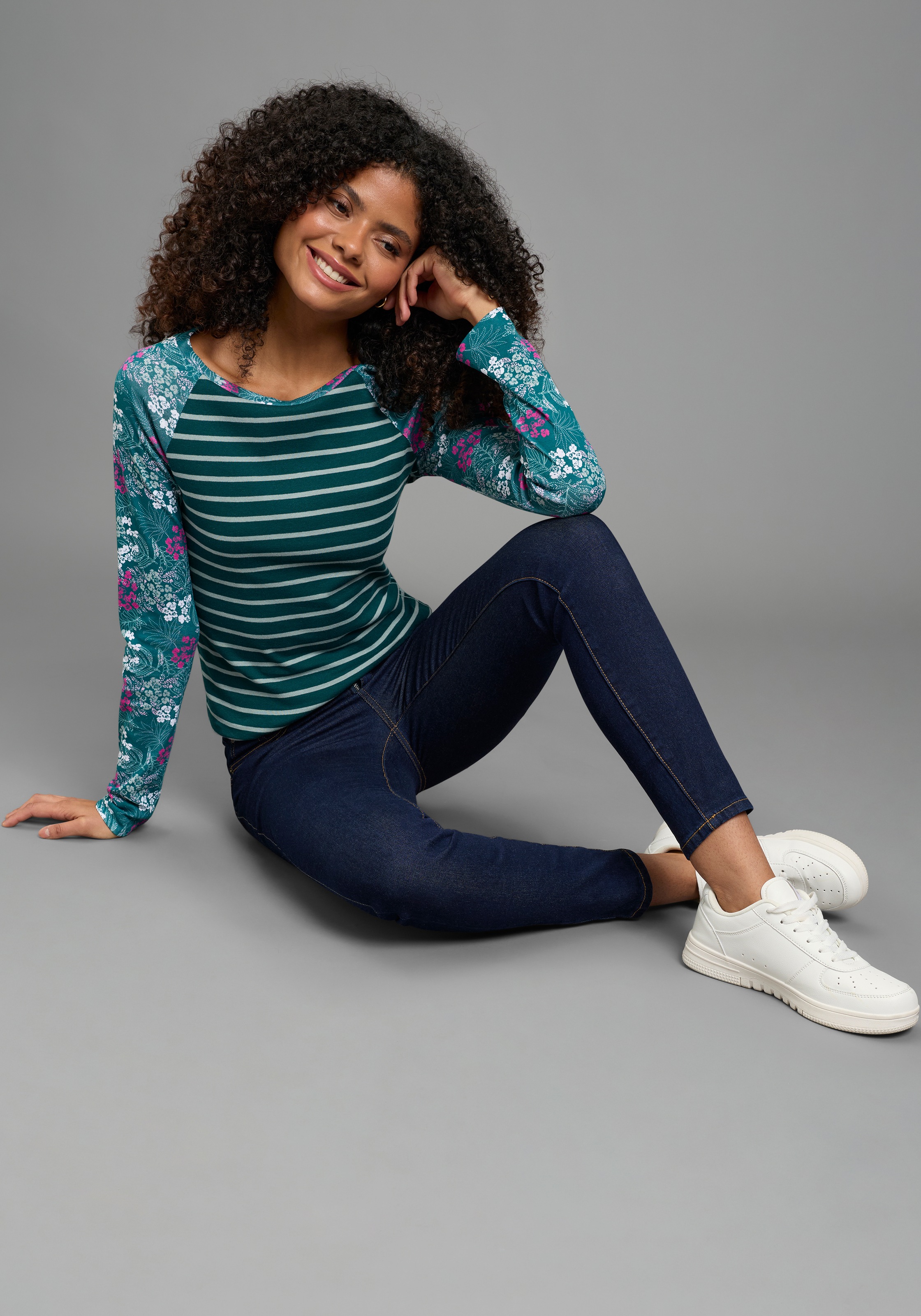 KangaROOS Langarmshirt Muster Mix