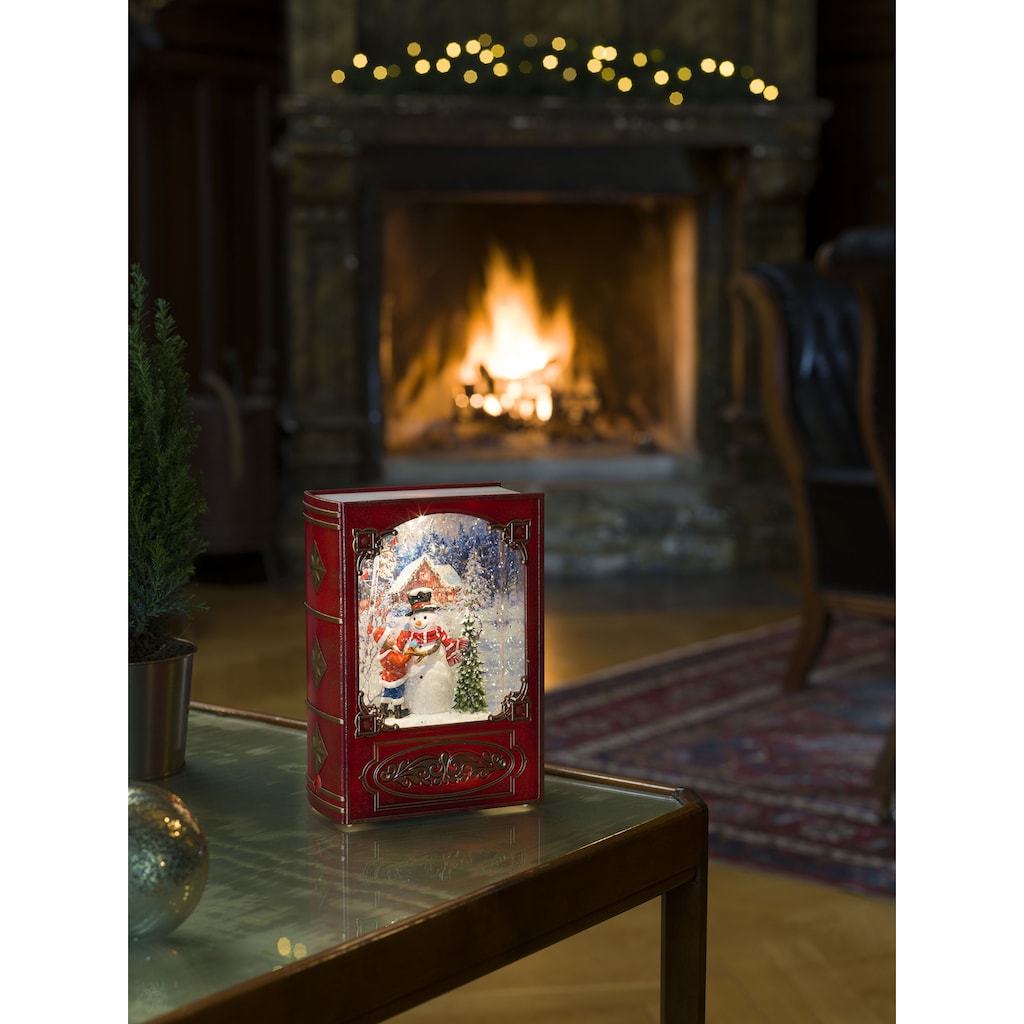 KONSTSMIDE LED Laterne »Weihnachtsdeko rot«, 1 flammig-flammig