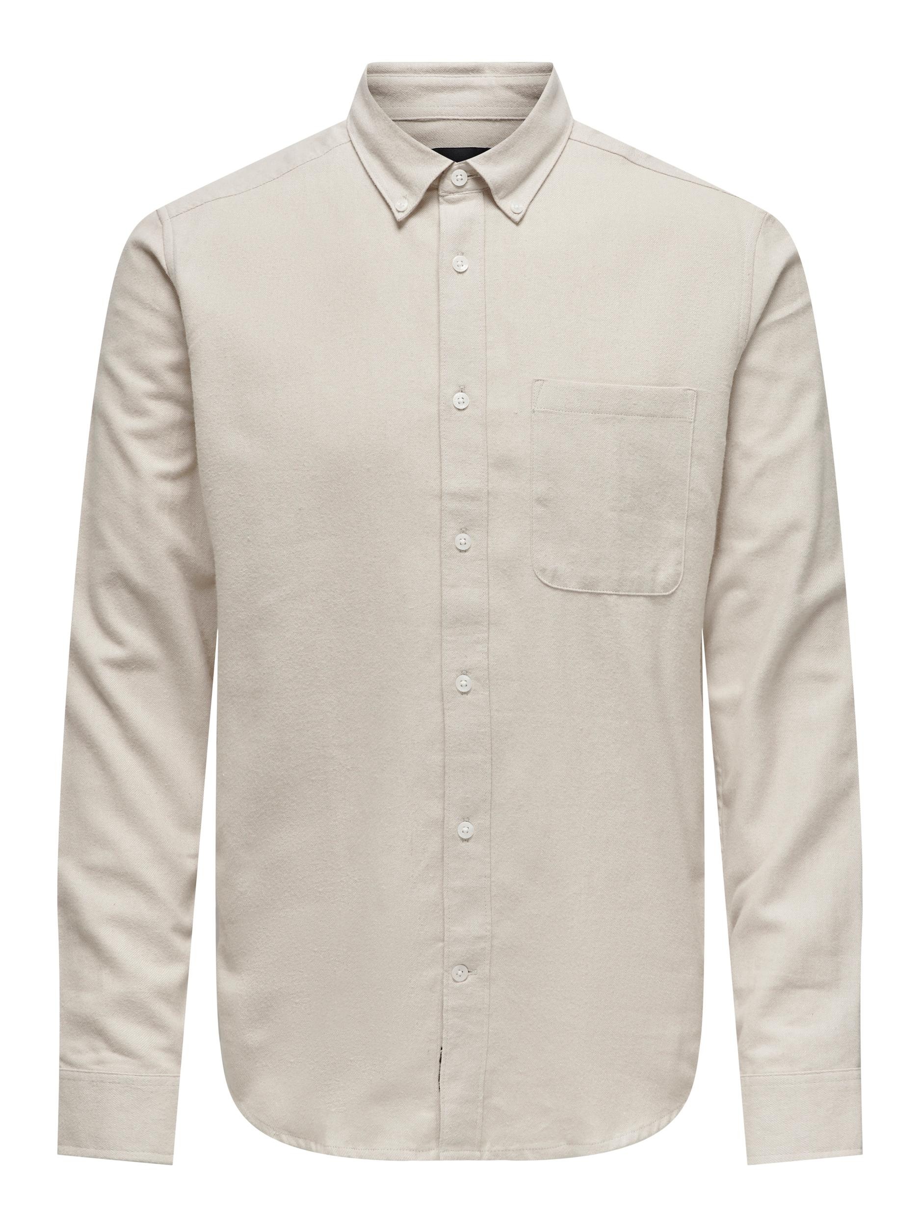 ONLY & SONS Langarmhemd »ONSGUDMUND SLIM 1-PKT SOLID SHIRT NOOS«