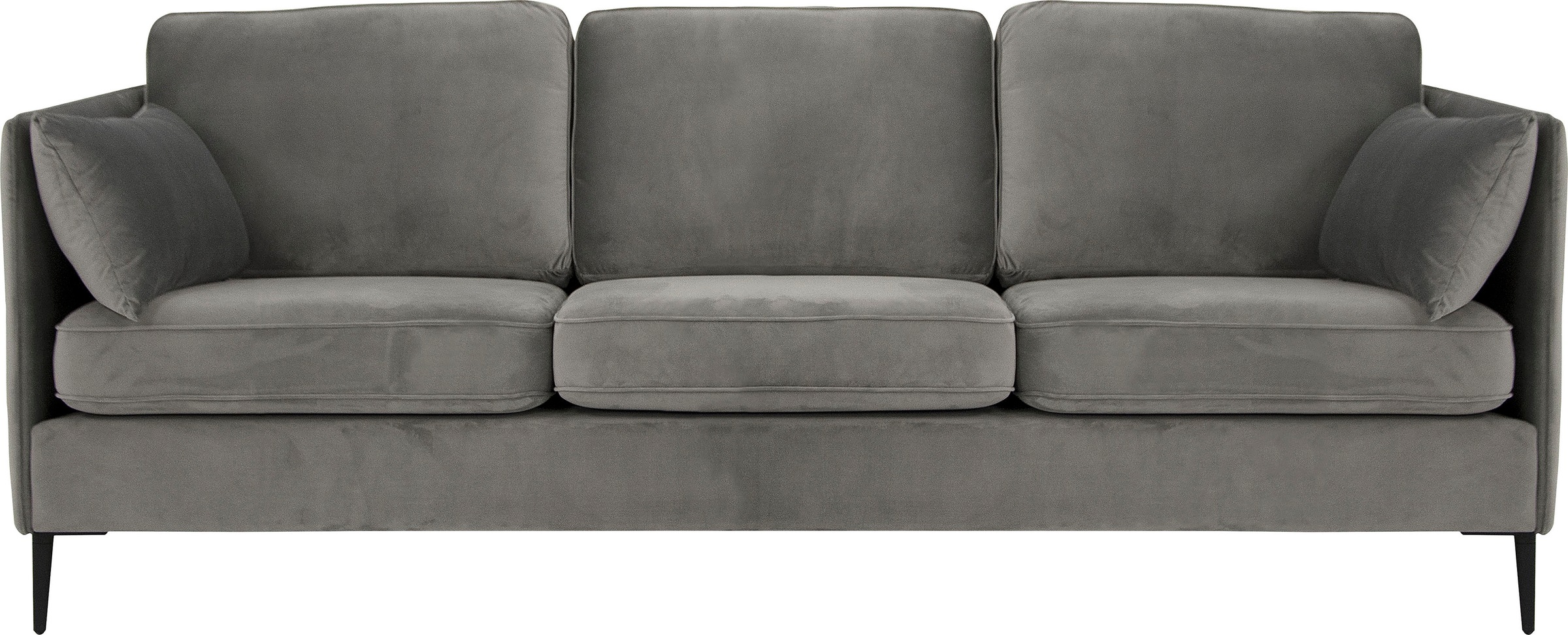 Home affaire 3-Sitzer »Light« inklusive loser Zierkissen, mit schmalen Arml günstig online kaufen