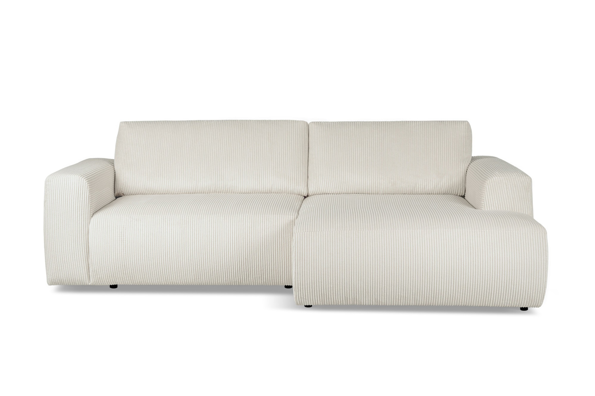 andas Schlafsofa »Noord Schlafecksofa, Breite 250 cm« Cord, Struktur, Webst günstig online kaufen
