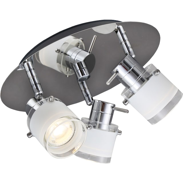 B.K.Licht LED Deckenleuchte, 3 flammig-flammig, Bad, Deckenlampe,  Deckenstrahler, schwenkbar, GU10, IP44, Badezimmer online kaufen