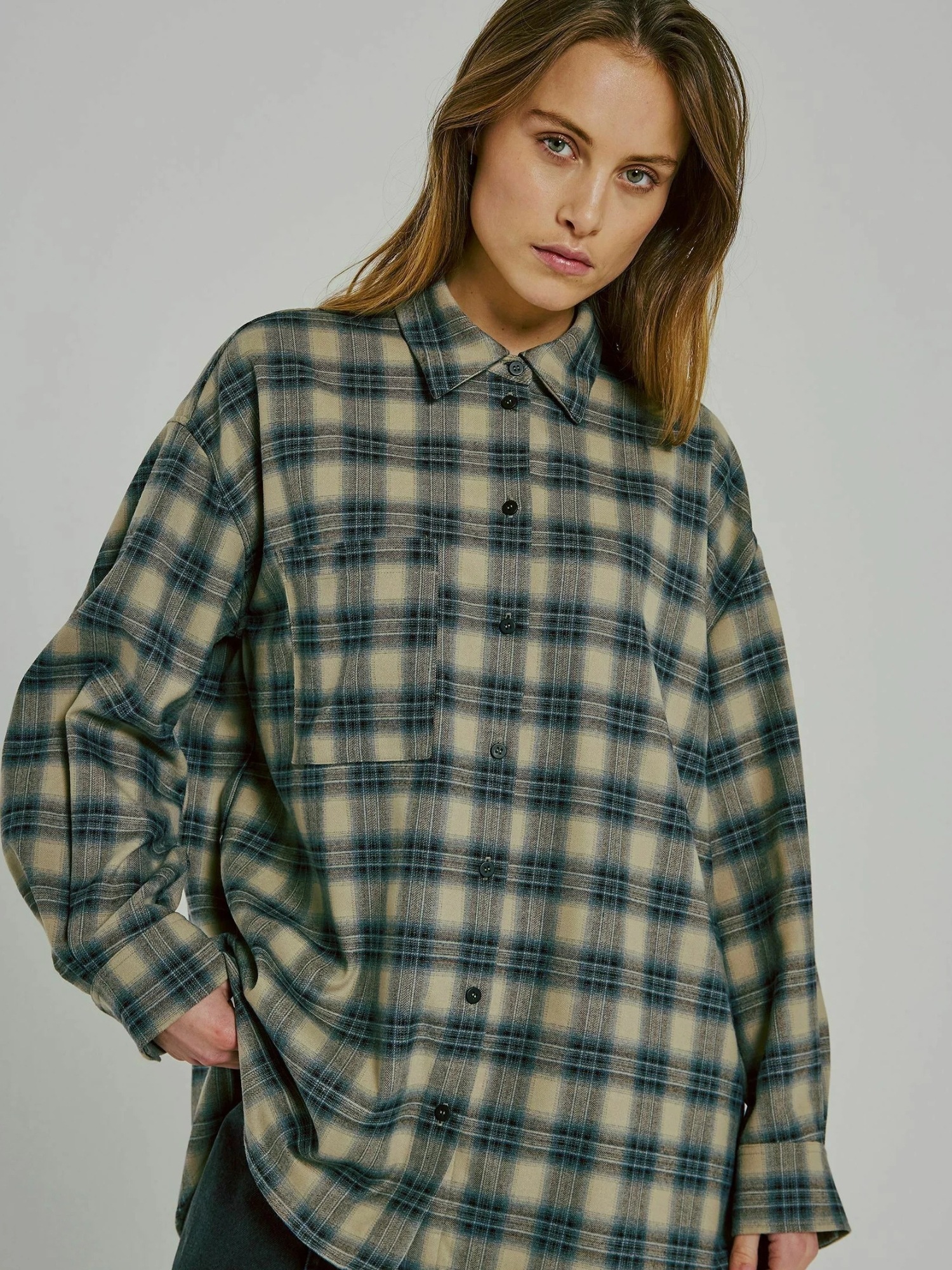 NORR Langarmhemd »NORR Shirt Woody«