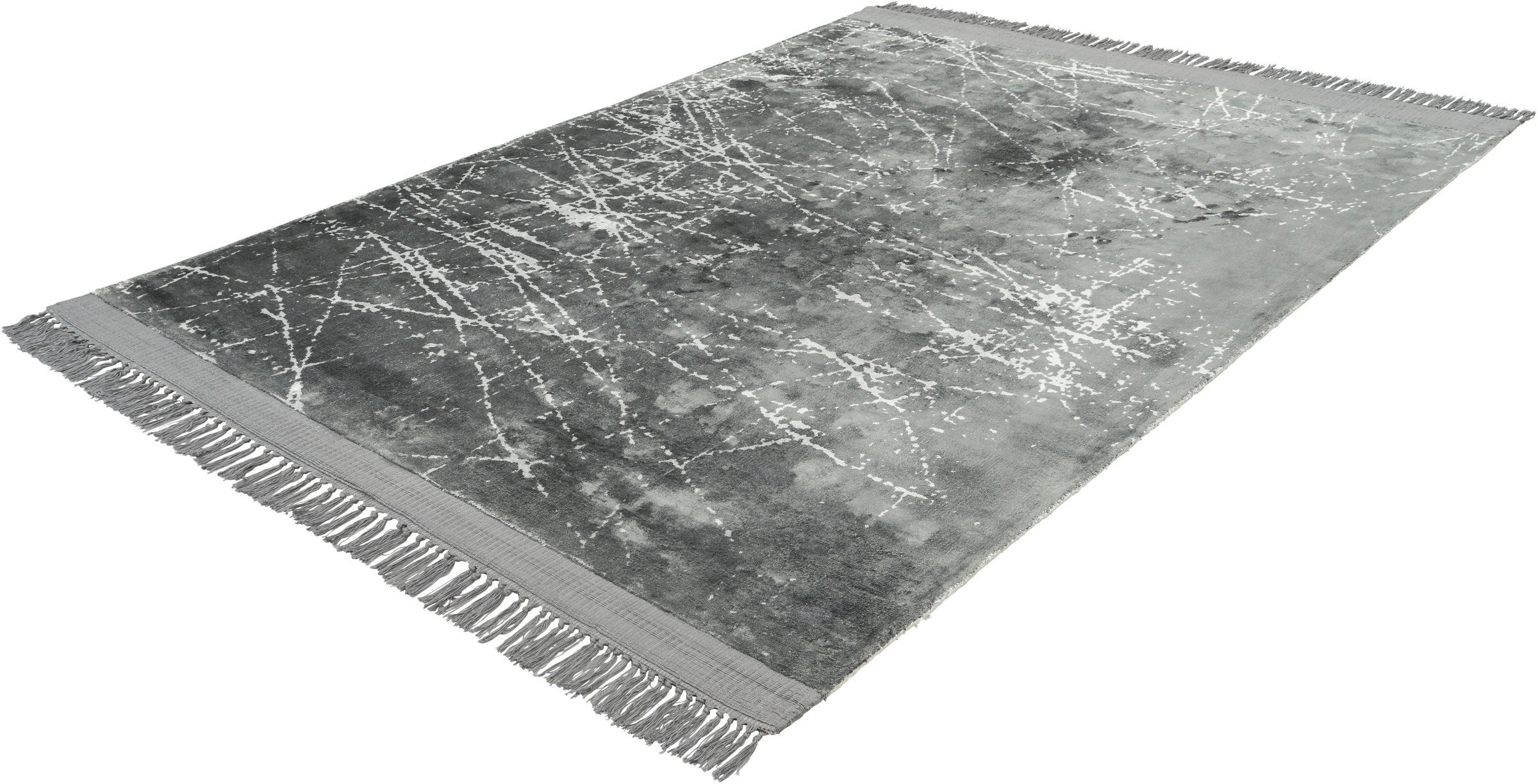 Padiro Teppich »Dolce Vita 225«, rechteckig, 10 mm Höhe, Modern bedrucktes Unikat, Trendige Verwaschung